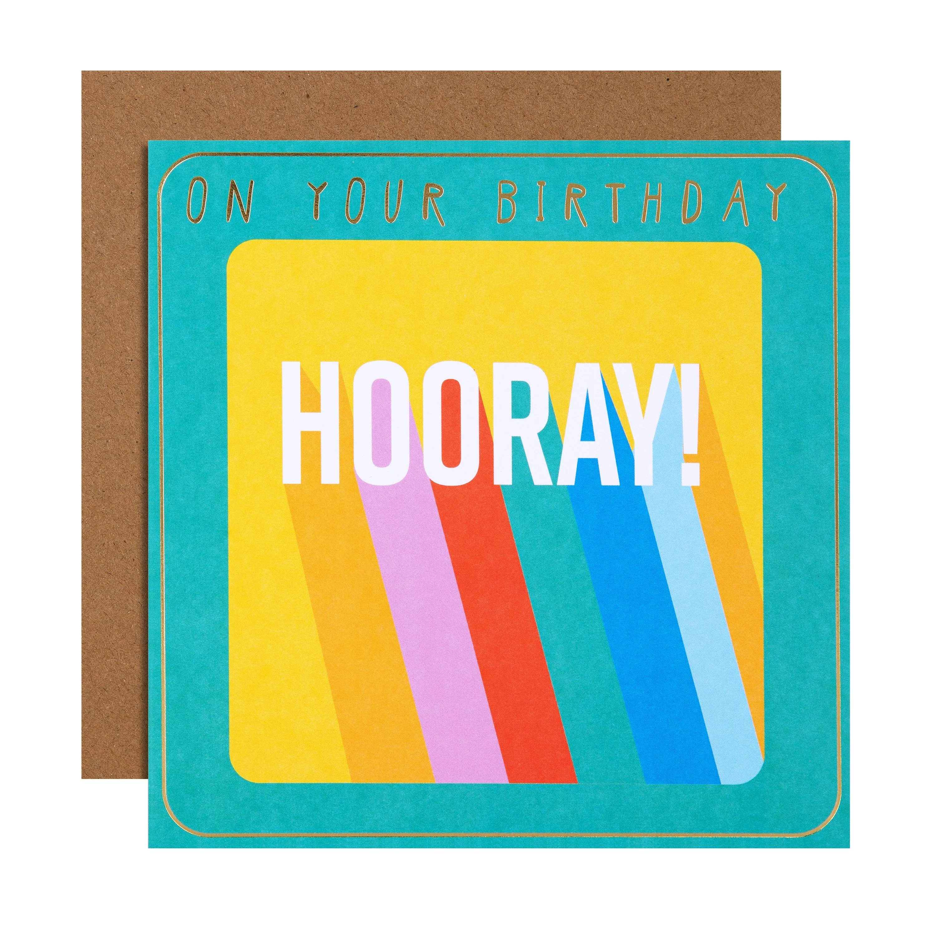 Birthday Card - Green Design with Keepsake Jigsaw