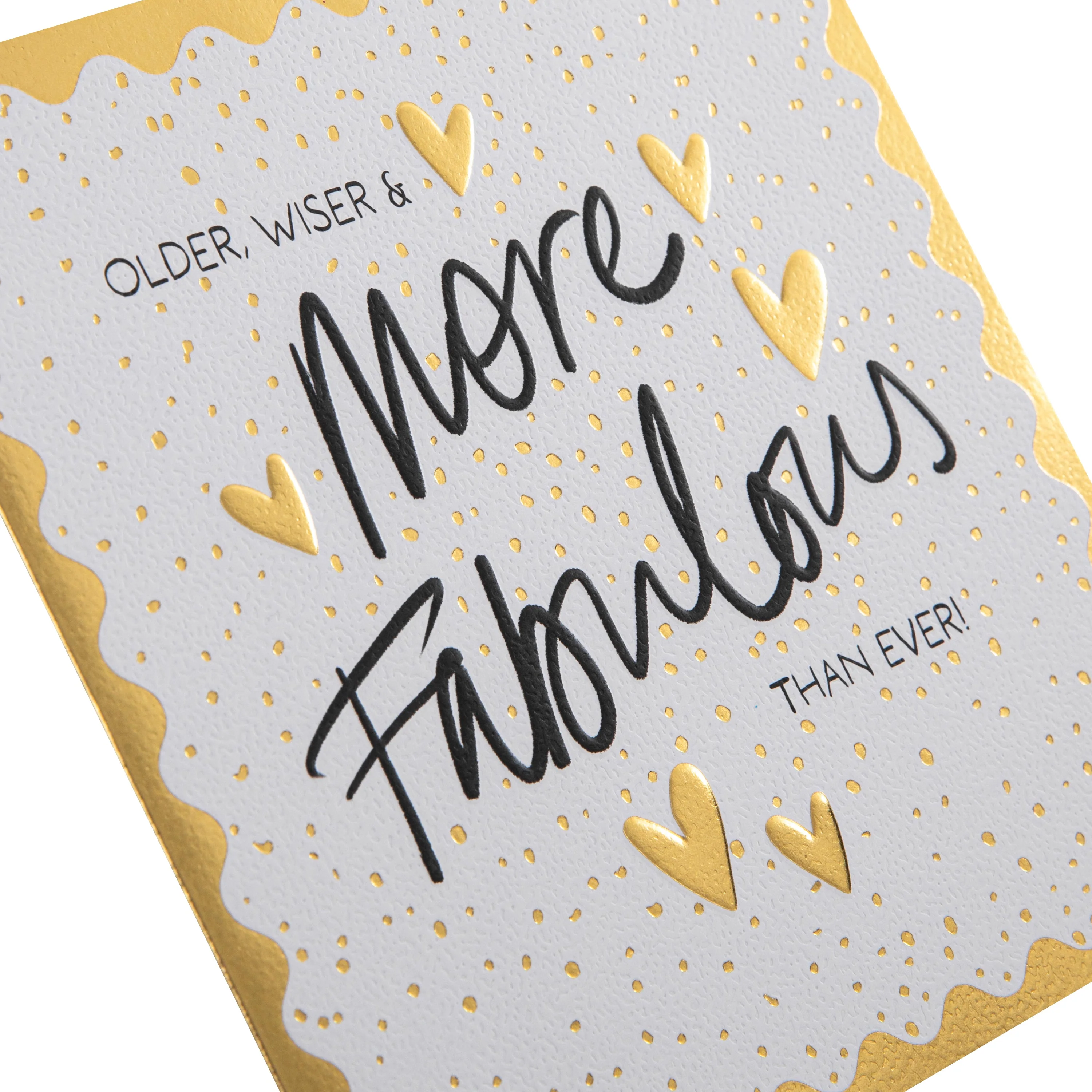 Birthday Card - Inkwave 'Fabulous' Typography Design - Image 5