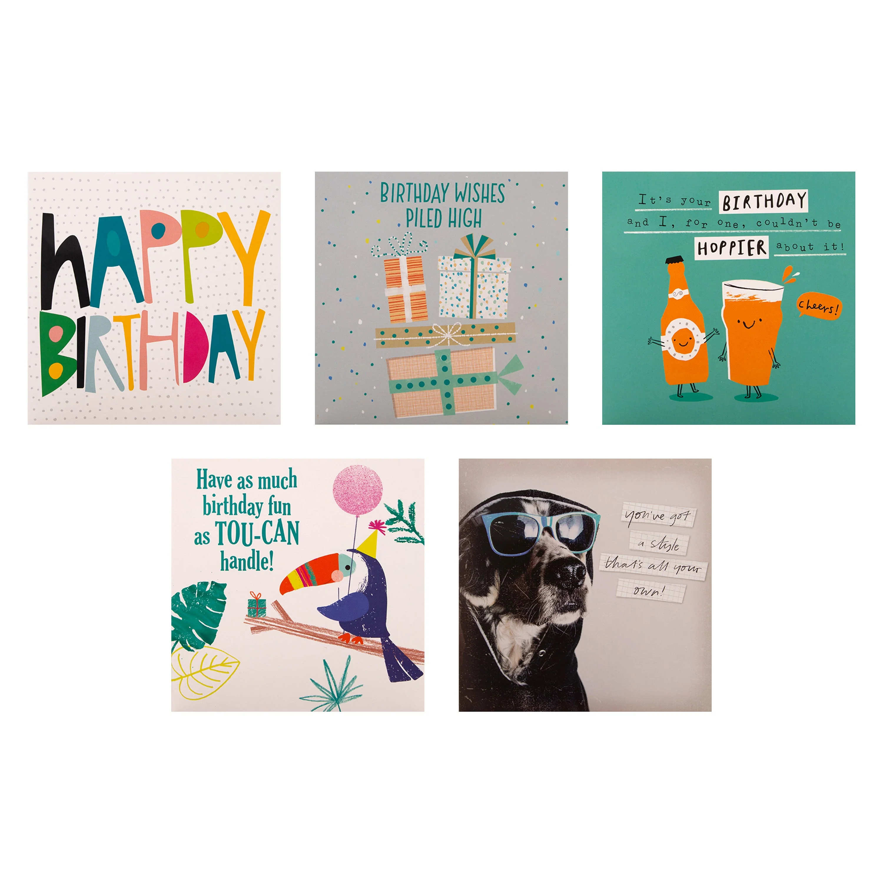 Birthday Cards - Multipack of 20 in 20 Contemporary Designs - Image 7