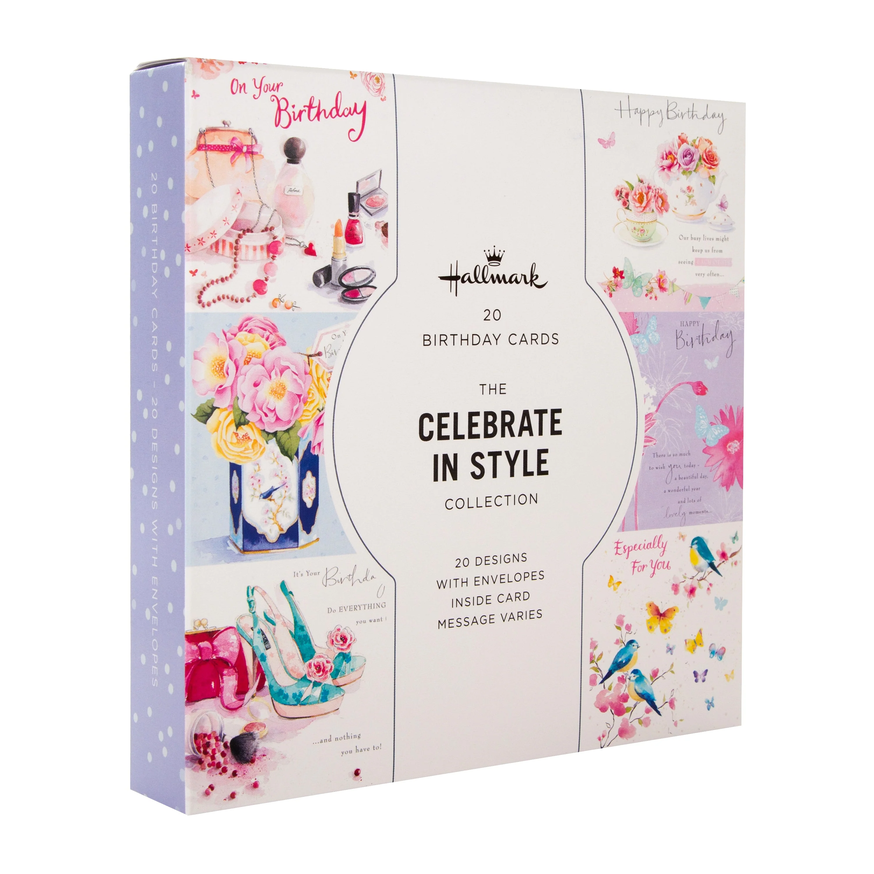 Birthday Cards - Multipack of 20 in 20 Floral Designs - Image 3