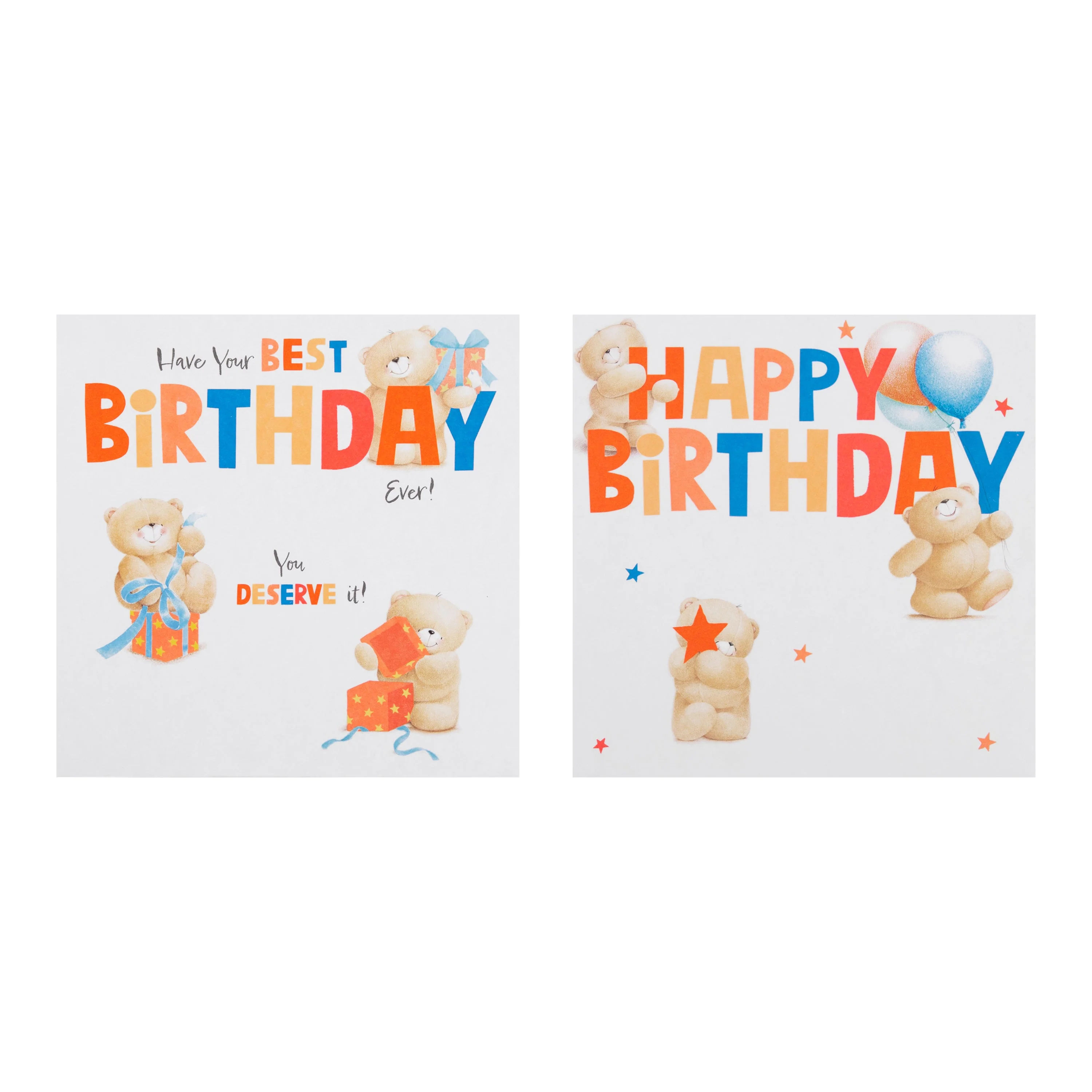 Birthday Cards - Multipack of 20 in 4 fun Forever Friends Designs - Image 4