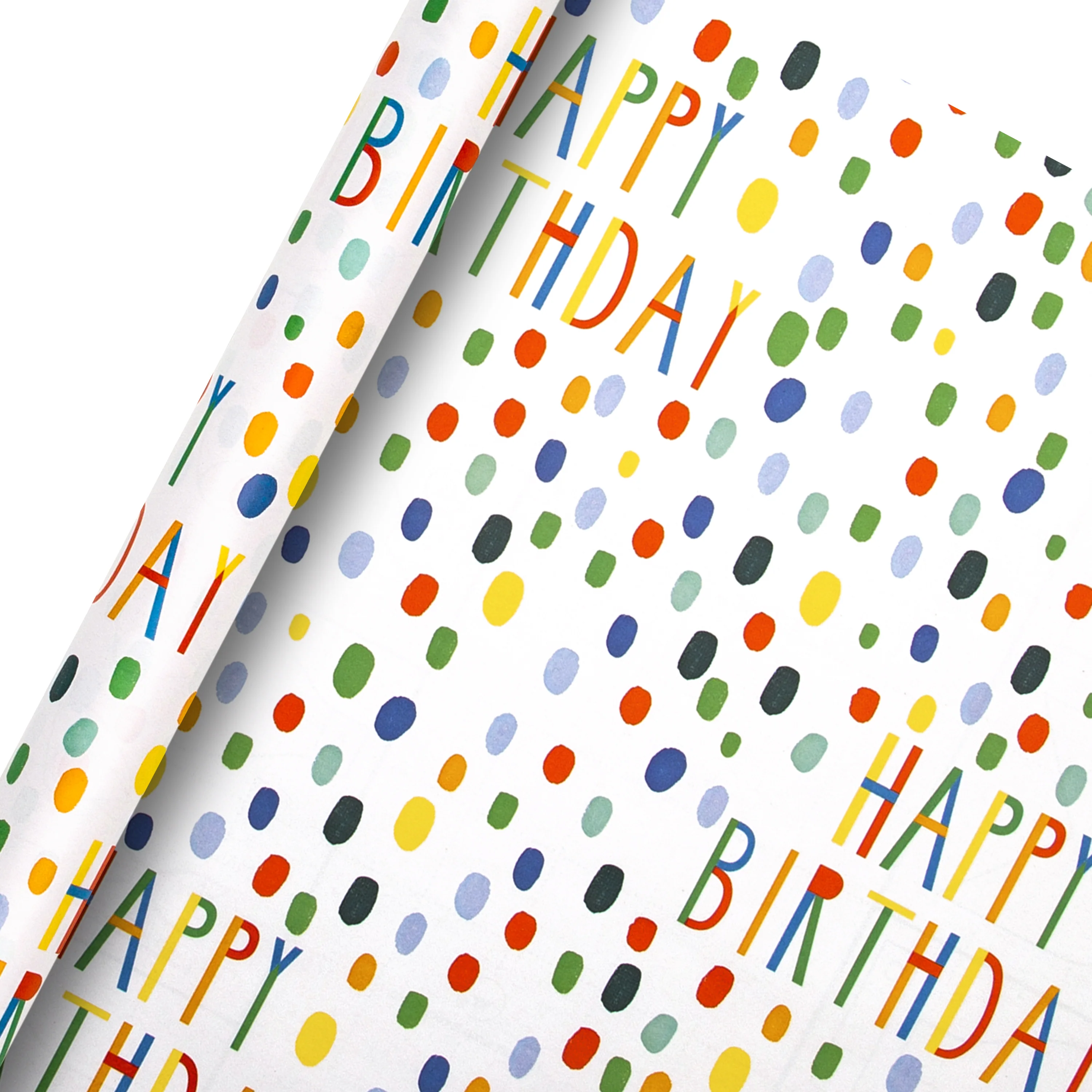 6M Birthday Wrapping Paper Pack - 3 x 2M Rolls in 1 Patterned Design - Image 6