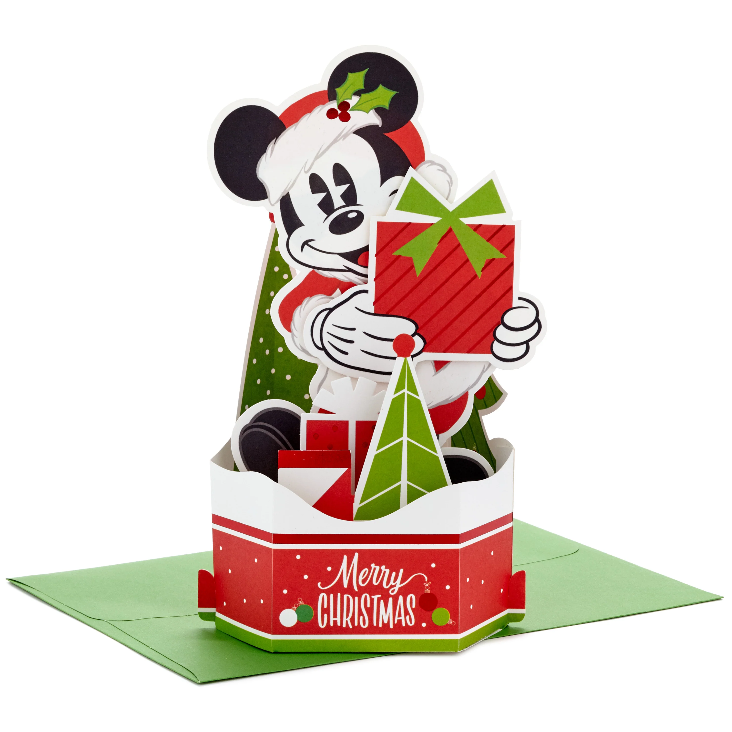 Christmas Card - 3D Pop Up Disney Mickey Mouse Gift Design - Image 3
