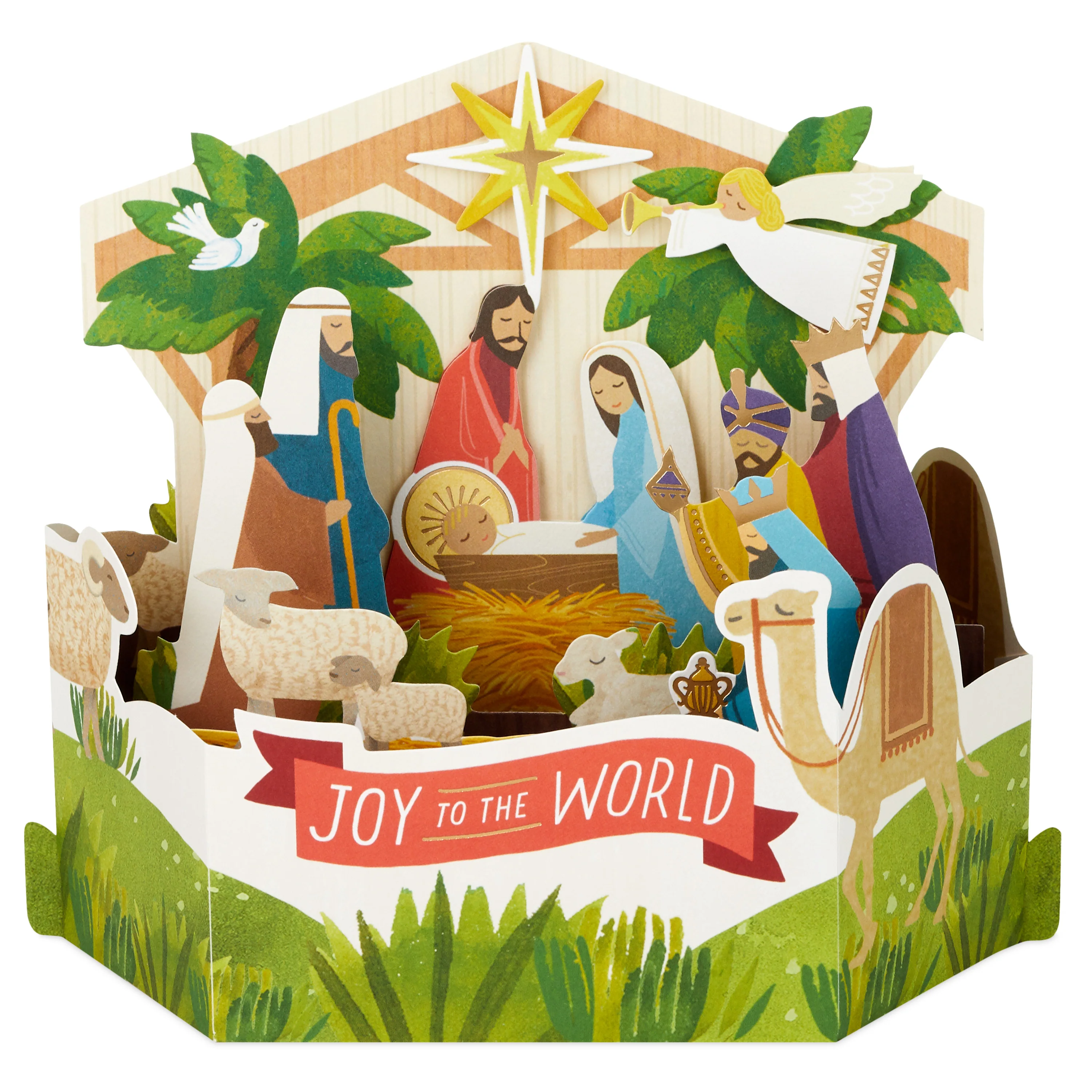 Christmas Card - 3D & Pop-Up Nativity Scene Design