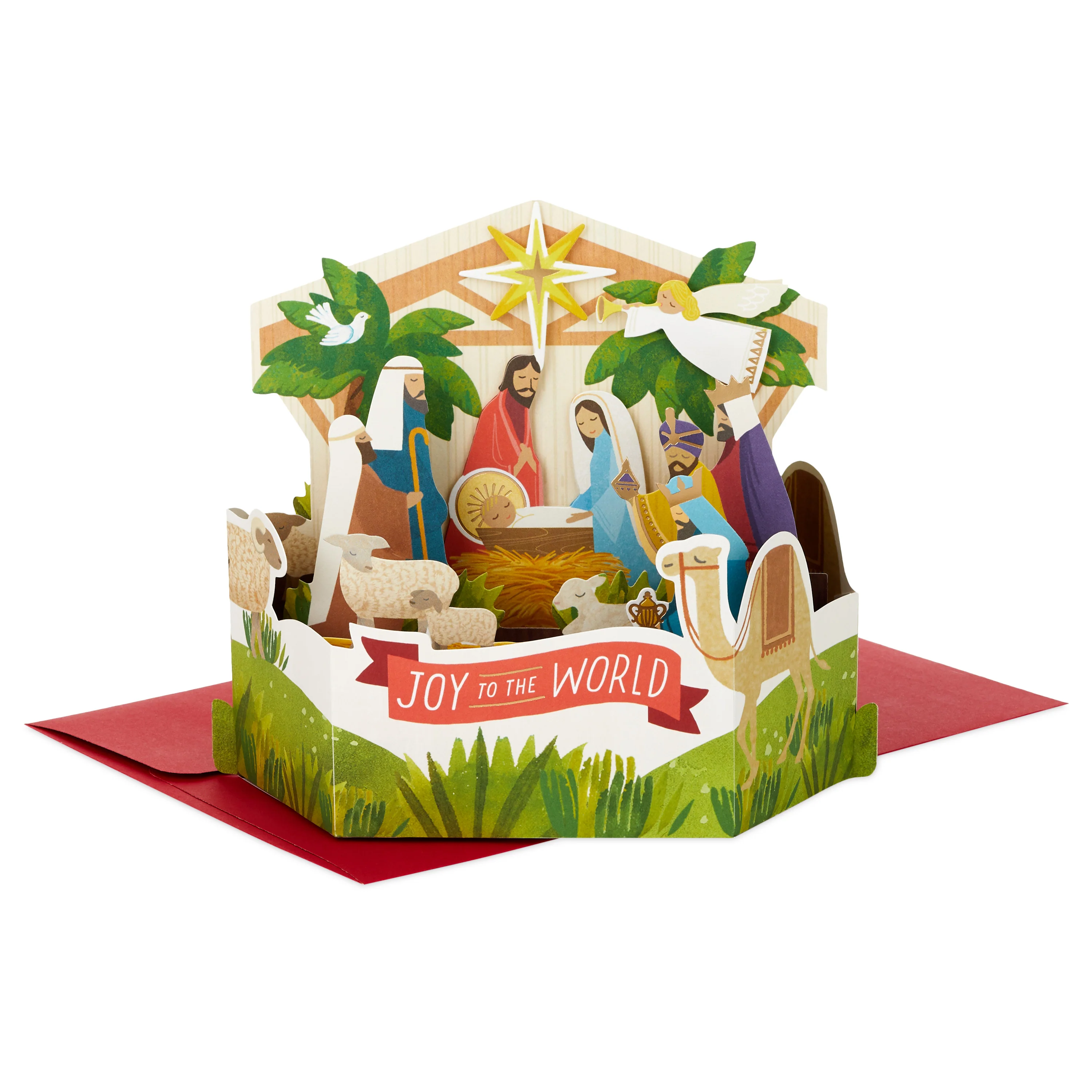 Christmas Card - 3D & Pop-Up Nativity Scene Design - Image 2
