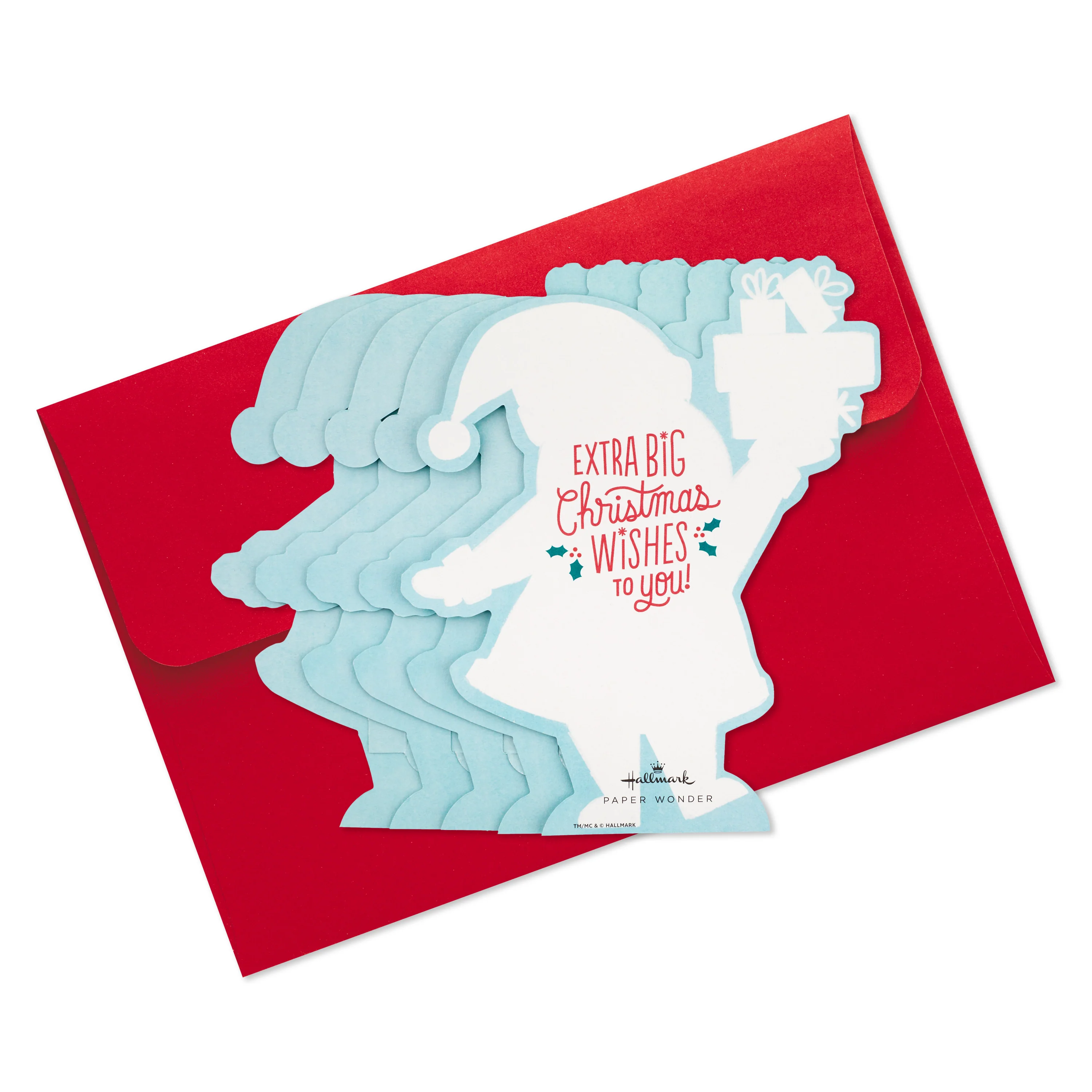 Christmas Card - 3D Pop Up Santa Design - Image 7