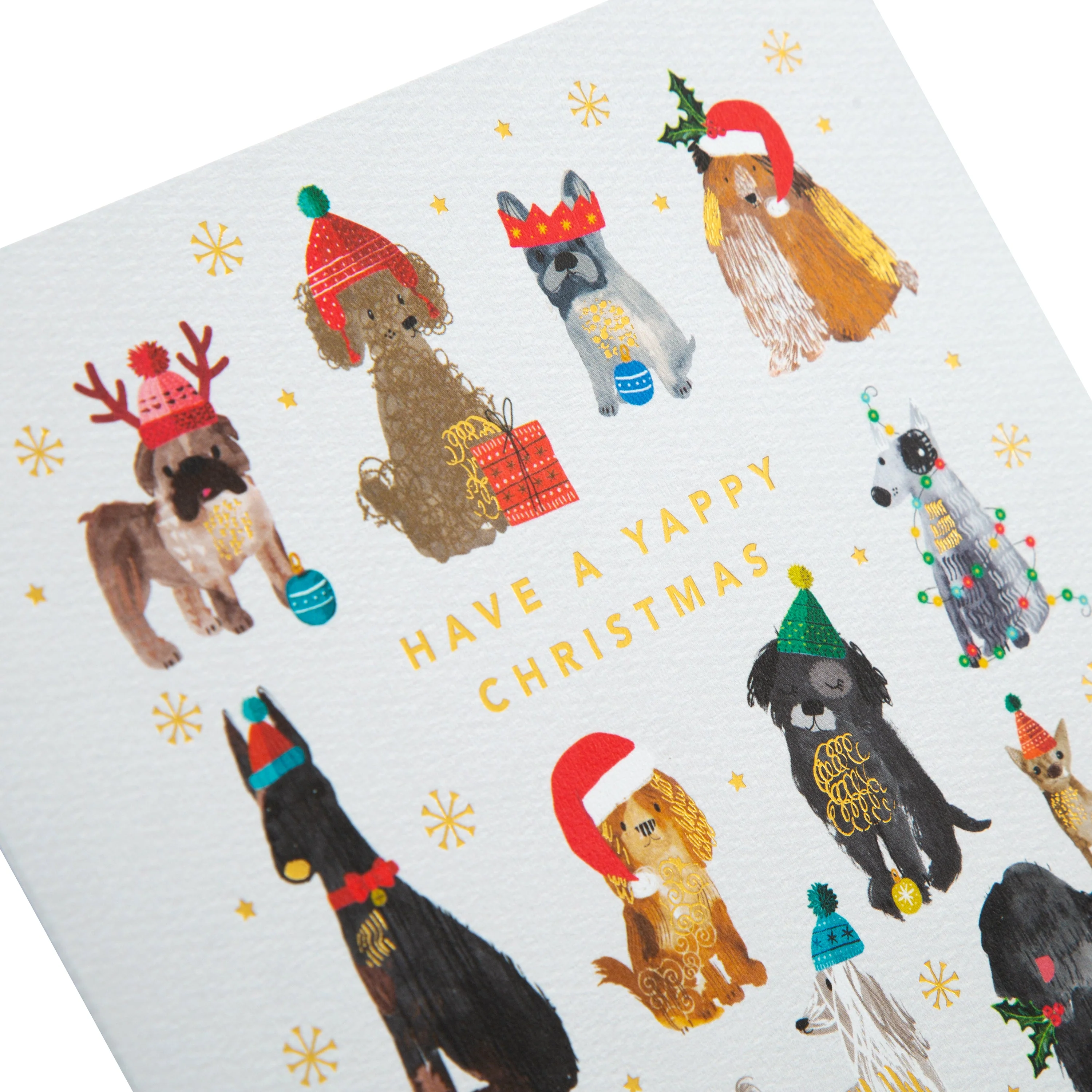Christmas Card - Classic Festive Dogs Design - Image 3