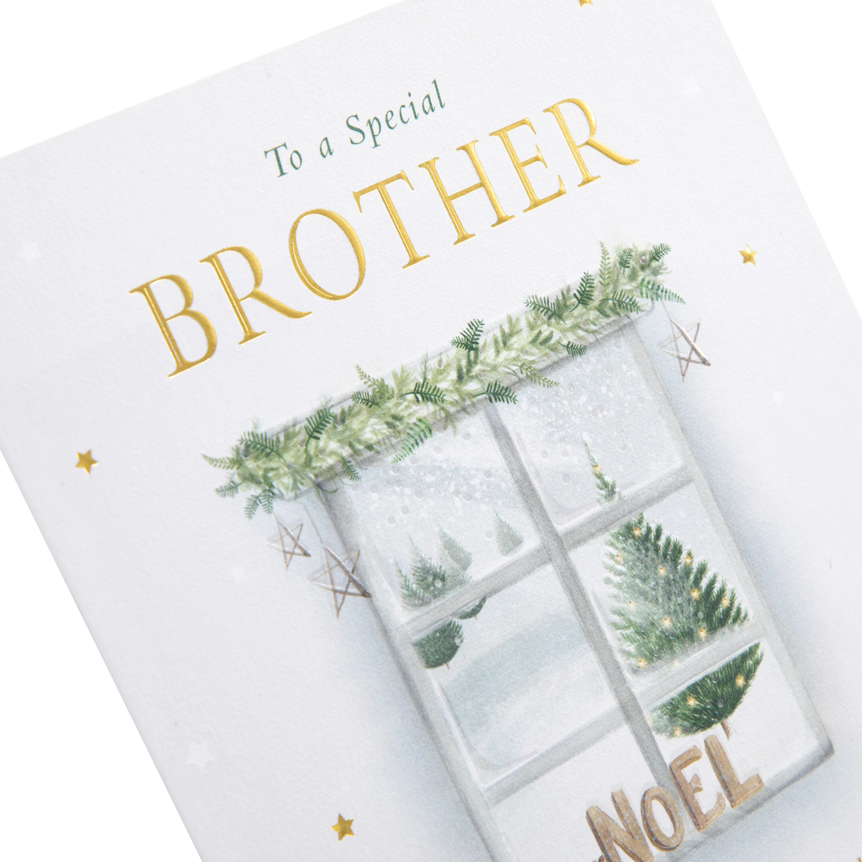 Christmas Card for Brother - Classic Illustrated Design - Image 6