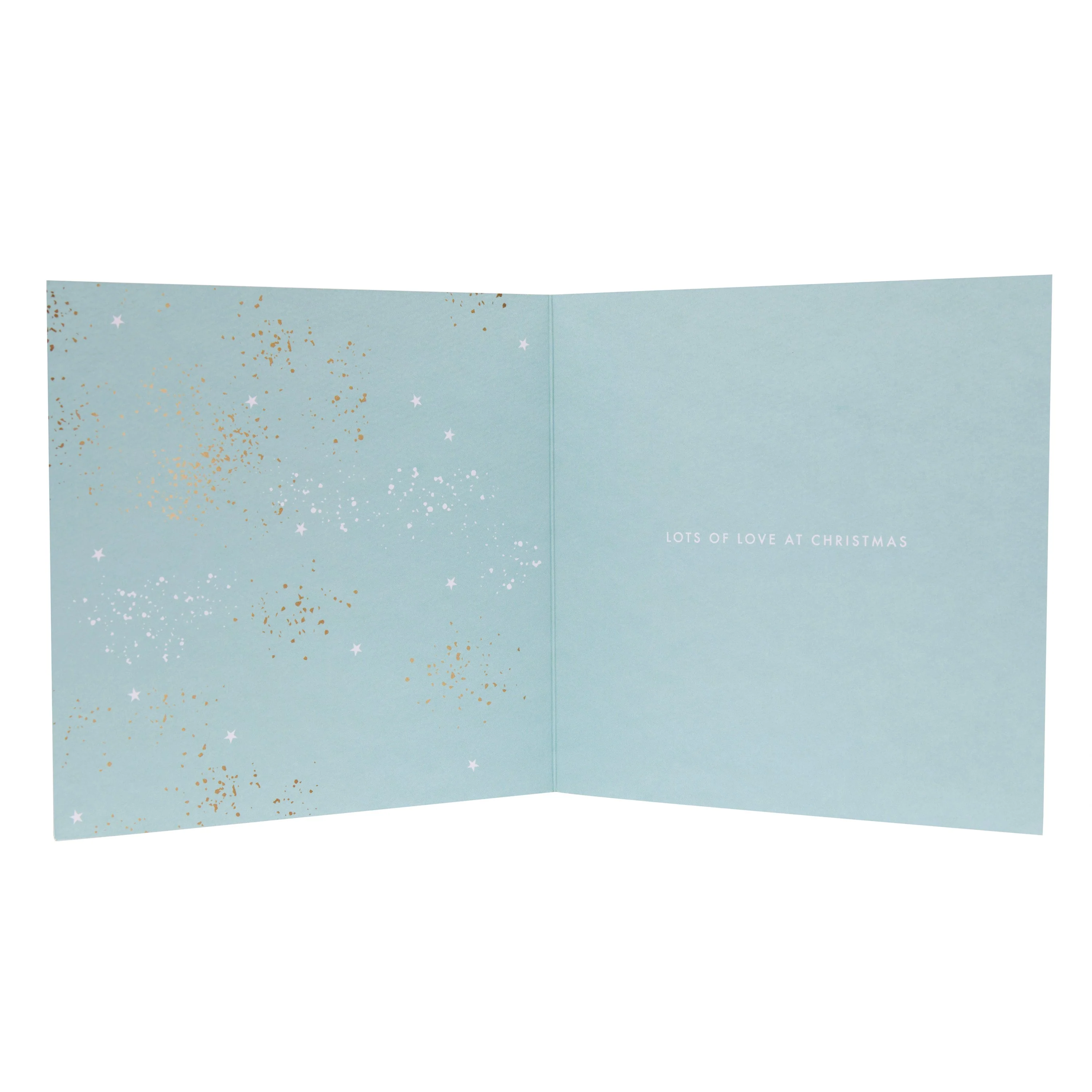 Christmas Card for Friend - Star Design with Innovative Moulded Paper Charm Attachments - Image 2