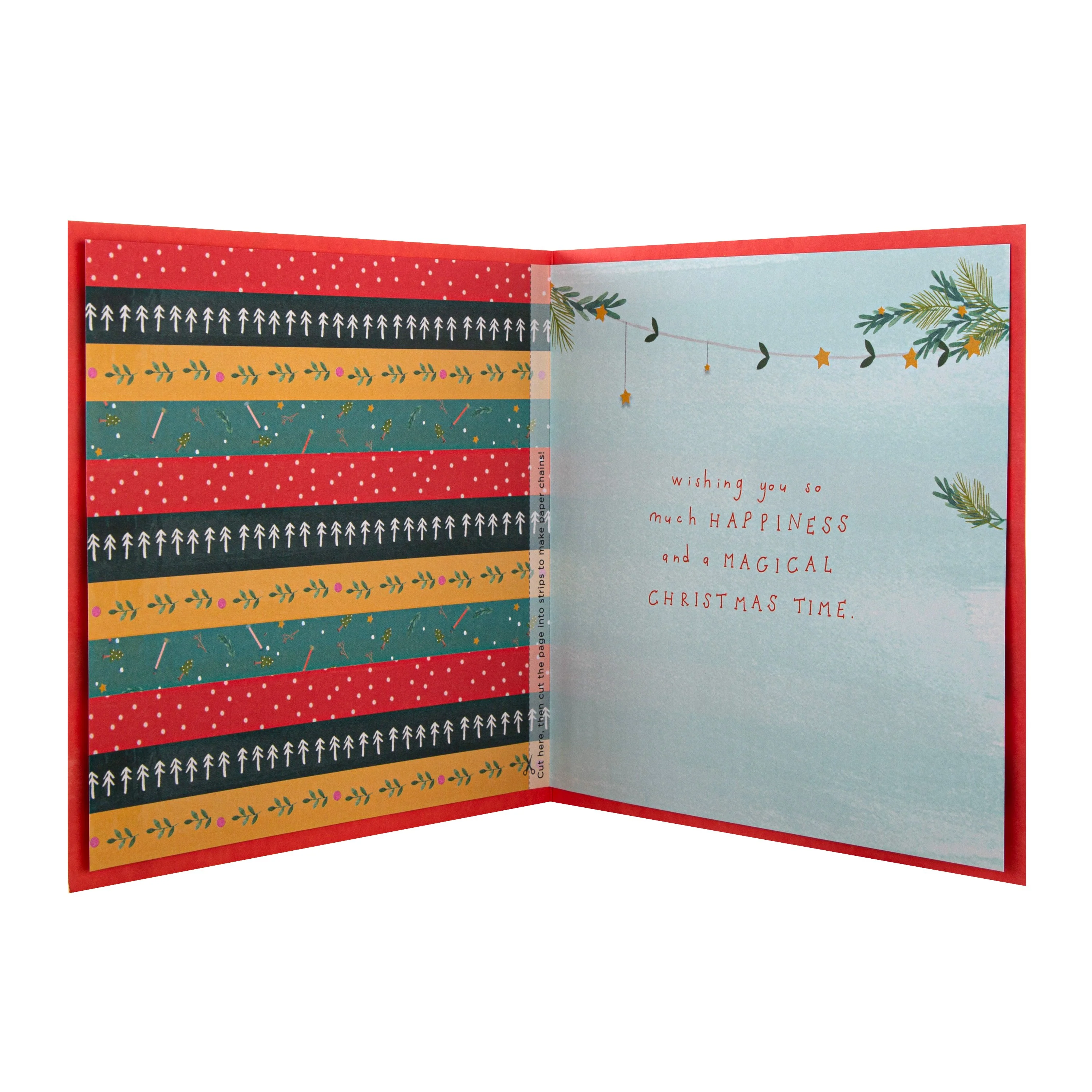 Christmas Card for Friends - Contemporary Hot Chocolate Mugs Design with 3D Add On - Image 2
