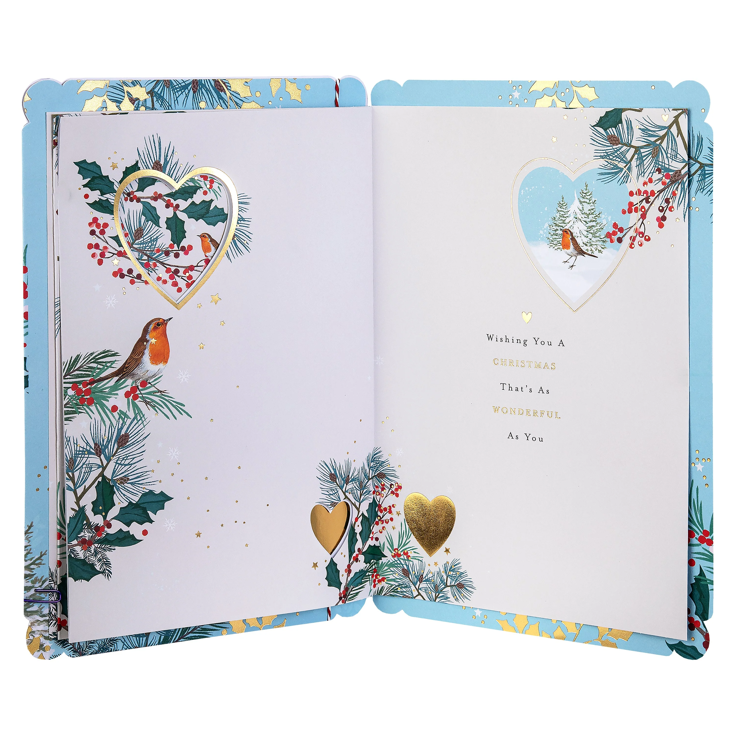 Christmas Card for Grandad - Traditional Illustrated Winter Forest Scene - Image 10