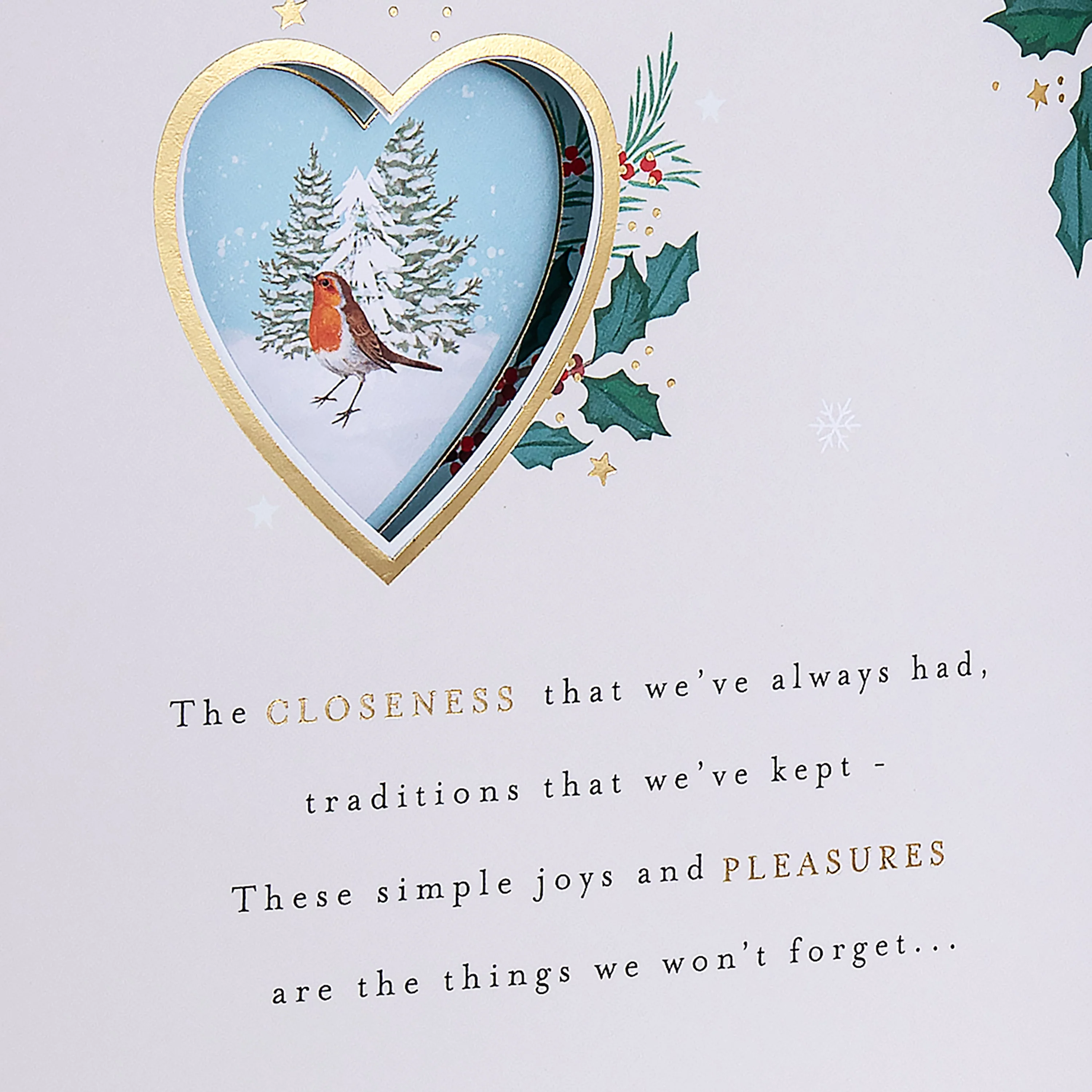 Christmas Card for Grandad - Traditional Illustrated Winter Forest Scene - Image 5