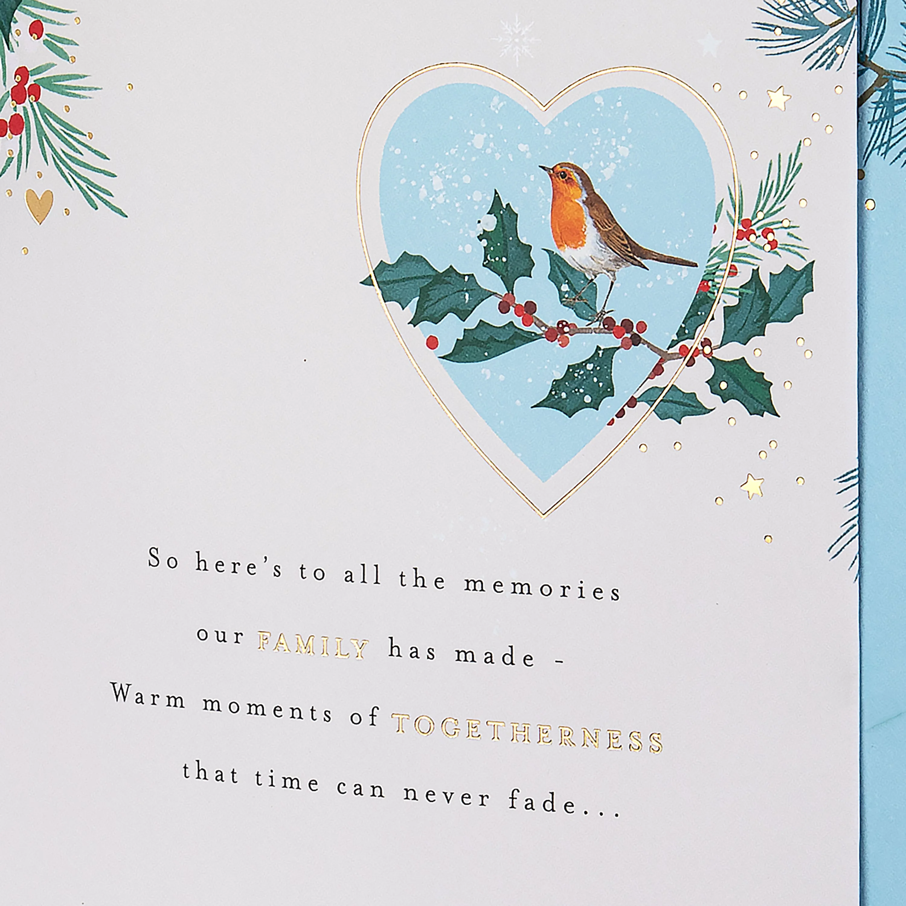 Christmas Card for Grandad - Traditional Illustrated Winter Forest Scene - Image 6