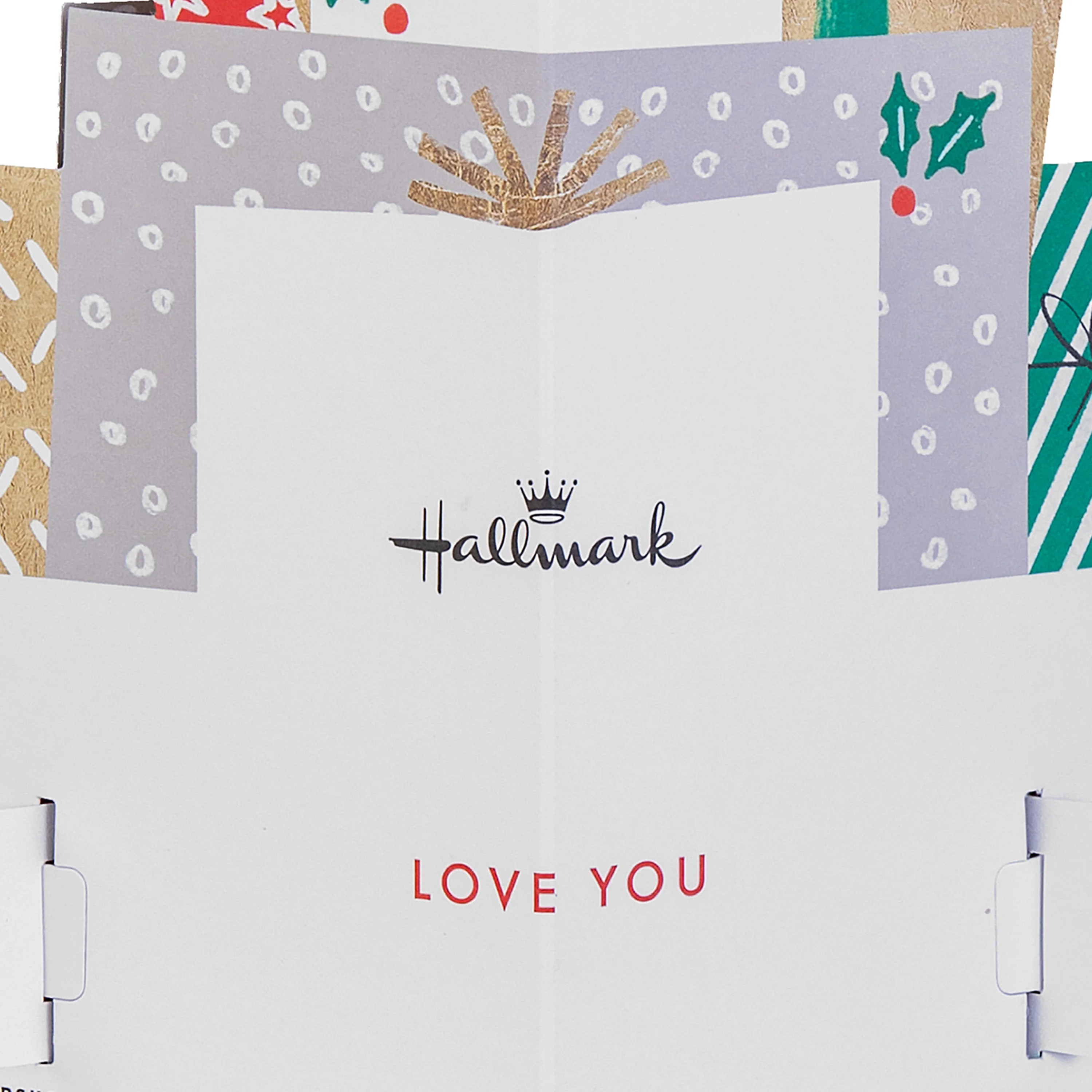Christmas Card for Husband - 3D Pop-Up Presents Design - Image 6