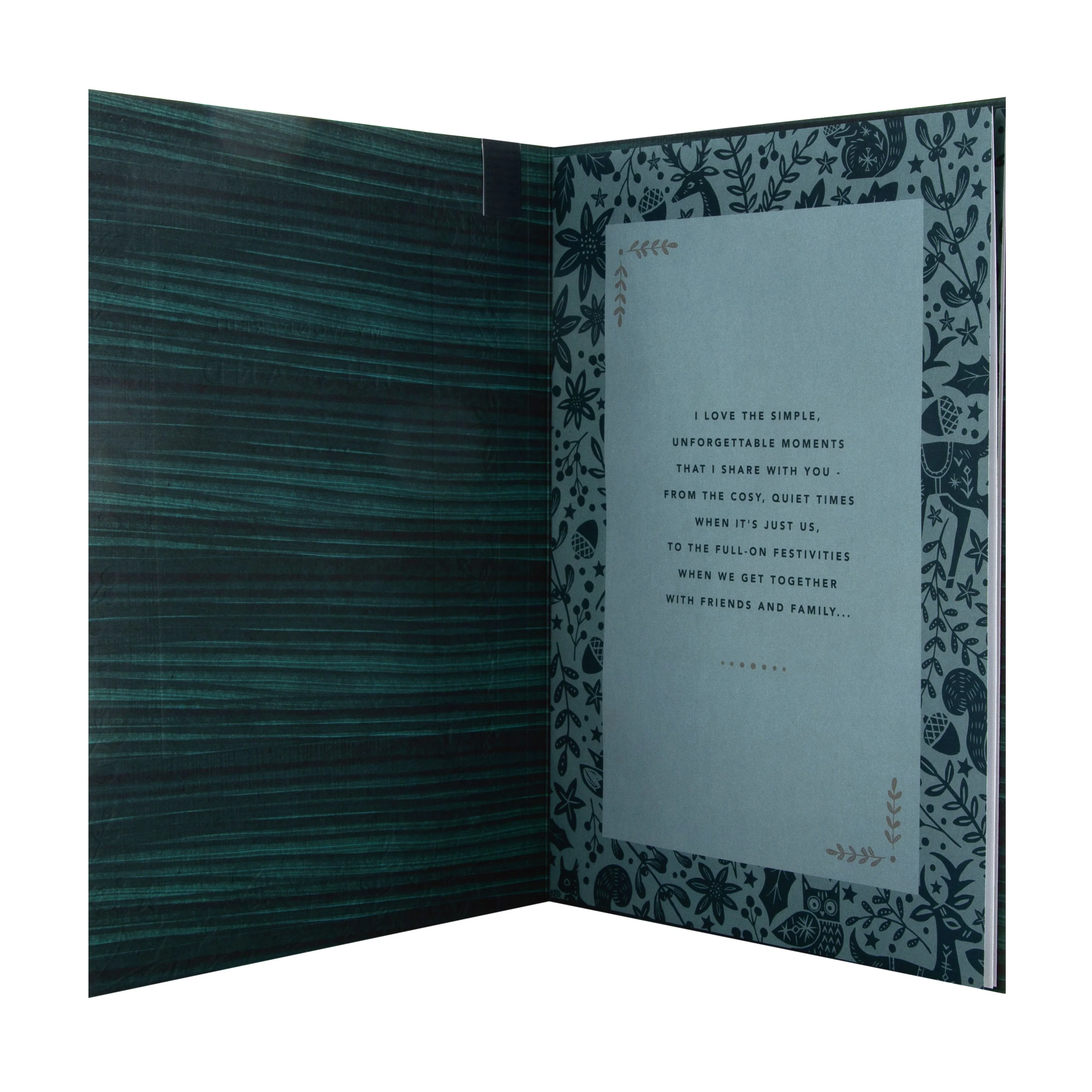 Christmas Card for Husband - Classic Design with Heartfelt Message - Image 2