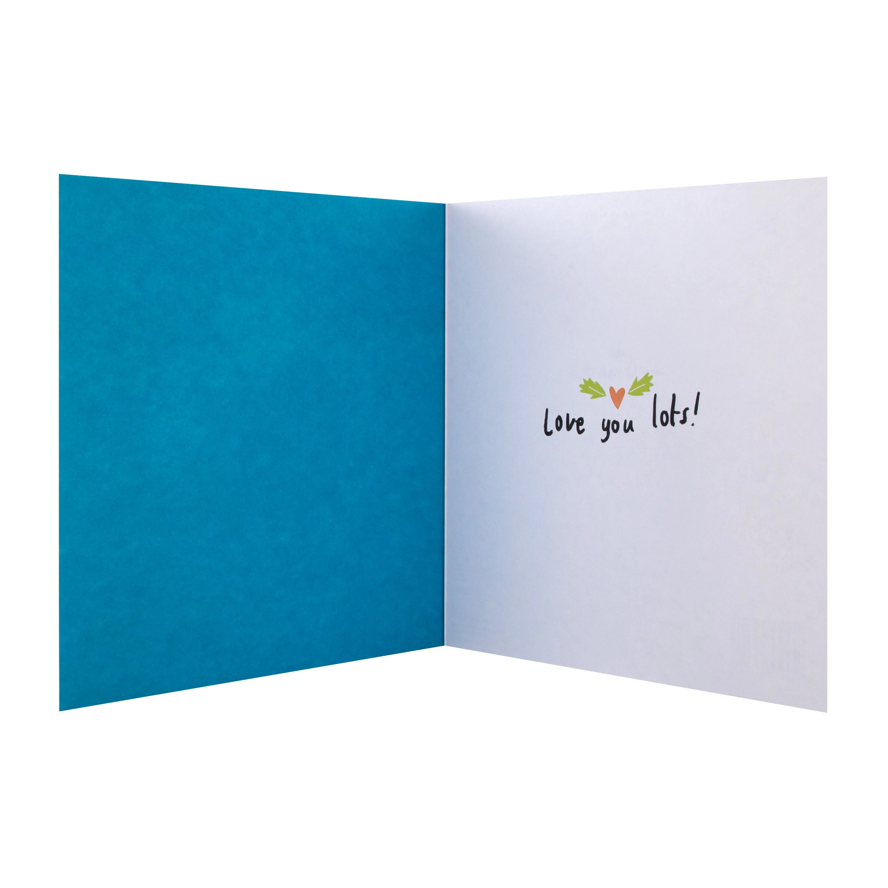 Christmas Card for Husband - Contemporary Colourful Trees Design - Image 2