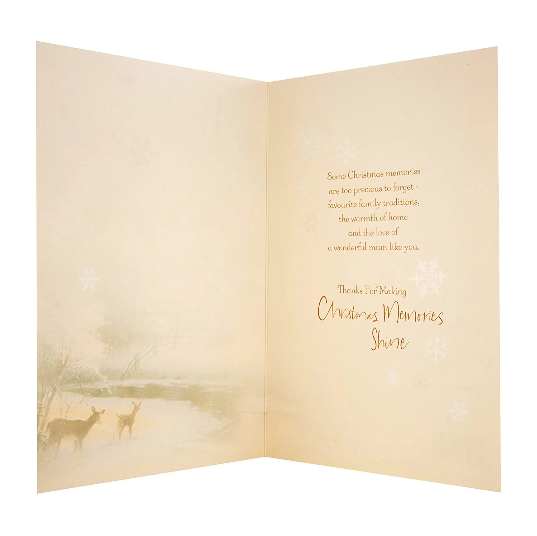 Christmas Card for Mum - Thomas Kinkade Design - Image 2