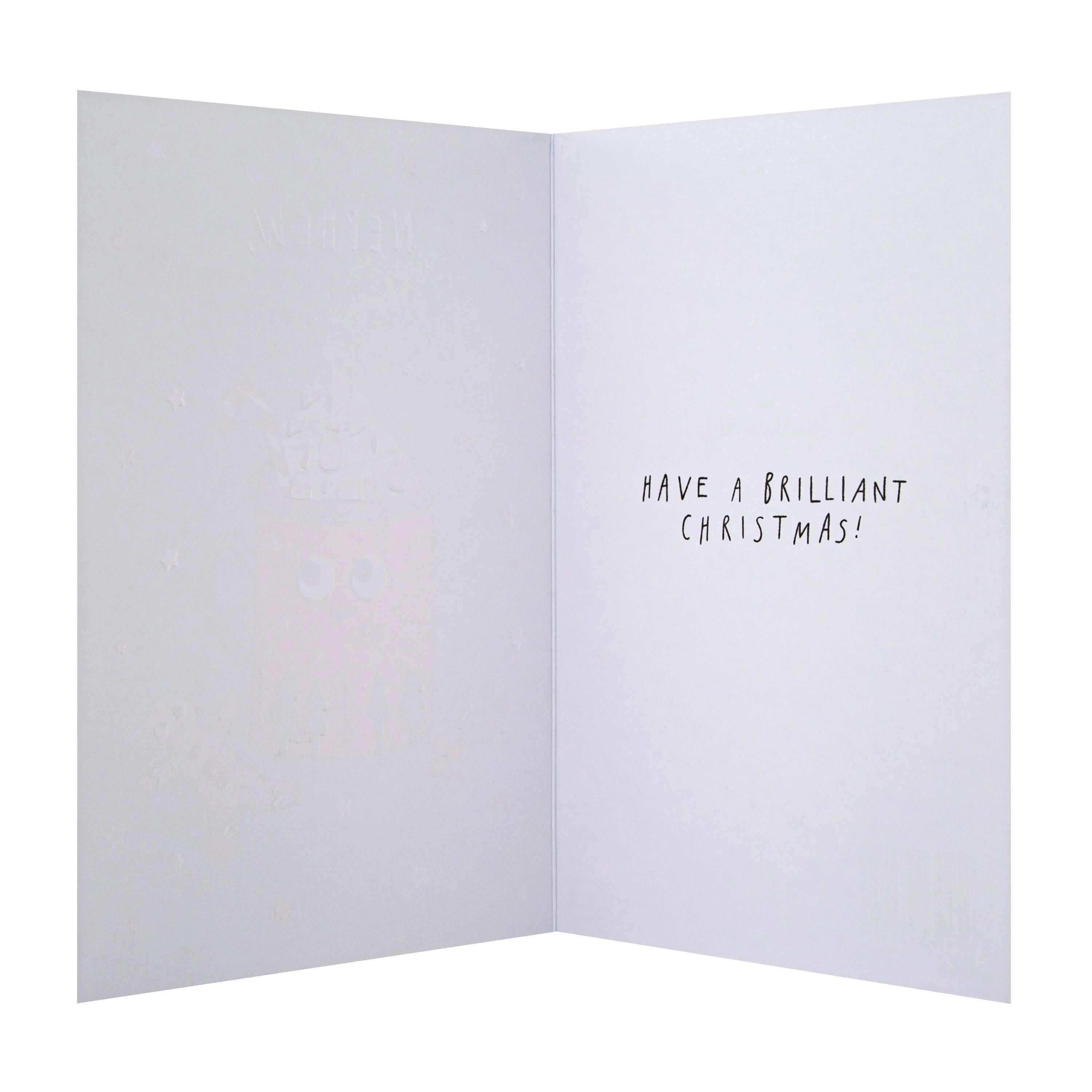 Christmas Card for Nephew - Fun Hot Chocolate Mug Design - Image 2