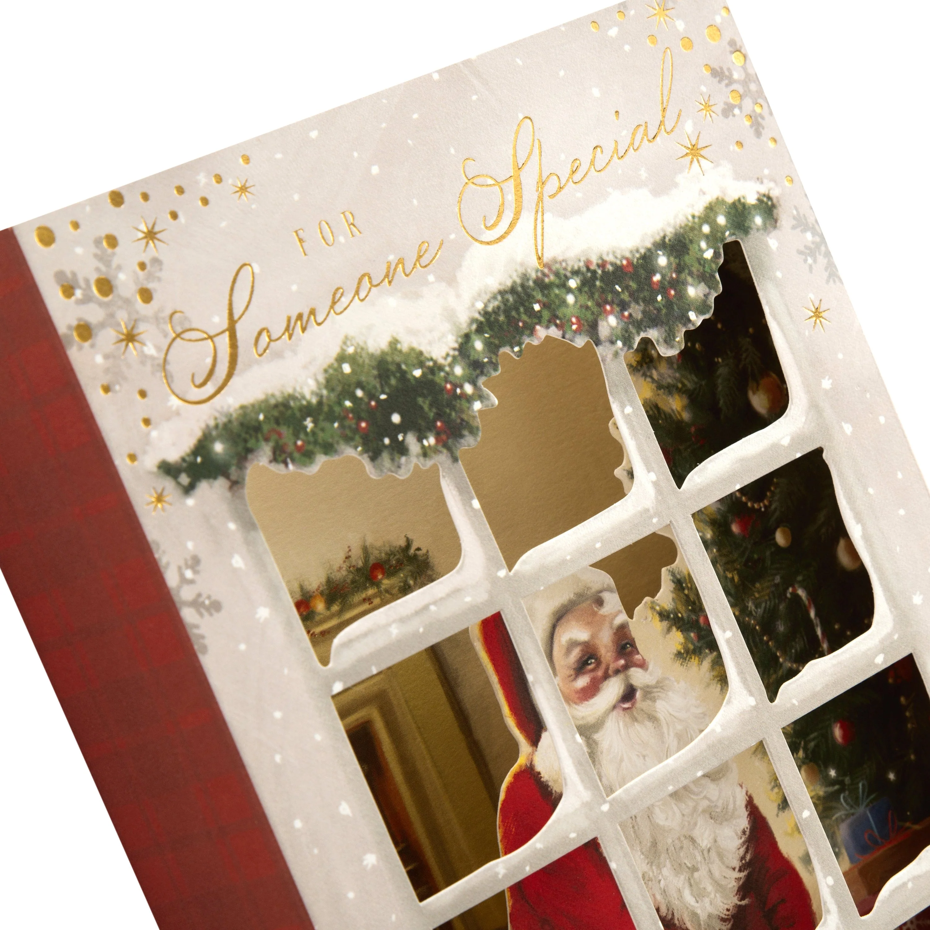 Christmas Card for Someone Special - Traditional Santa Design - Image 3