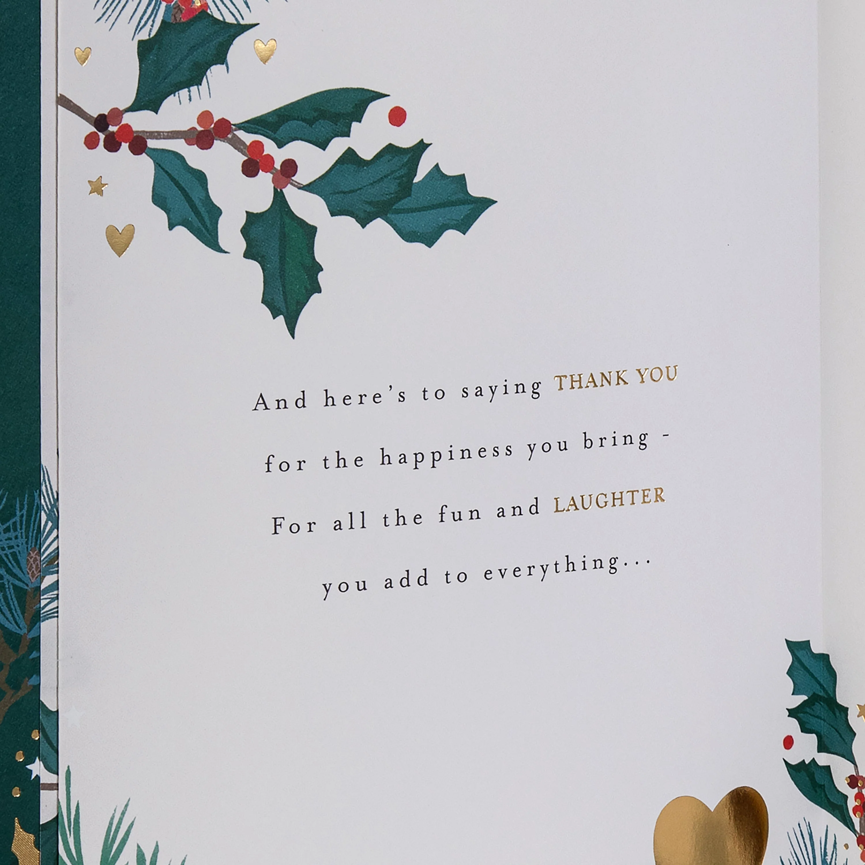 Christmas Card for Son & Daughter-in-Law - Traditional Illustrated Winter Forest Scene - Image 8