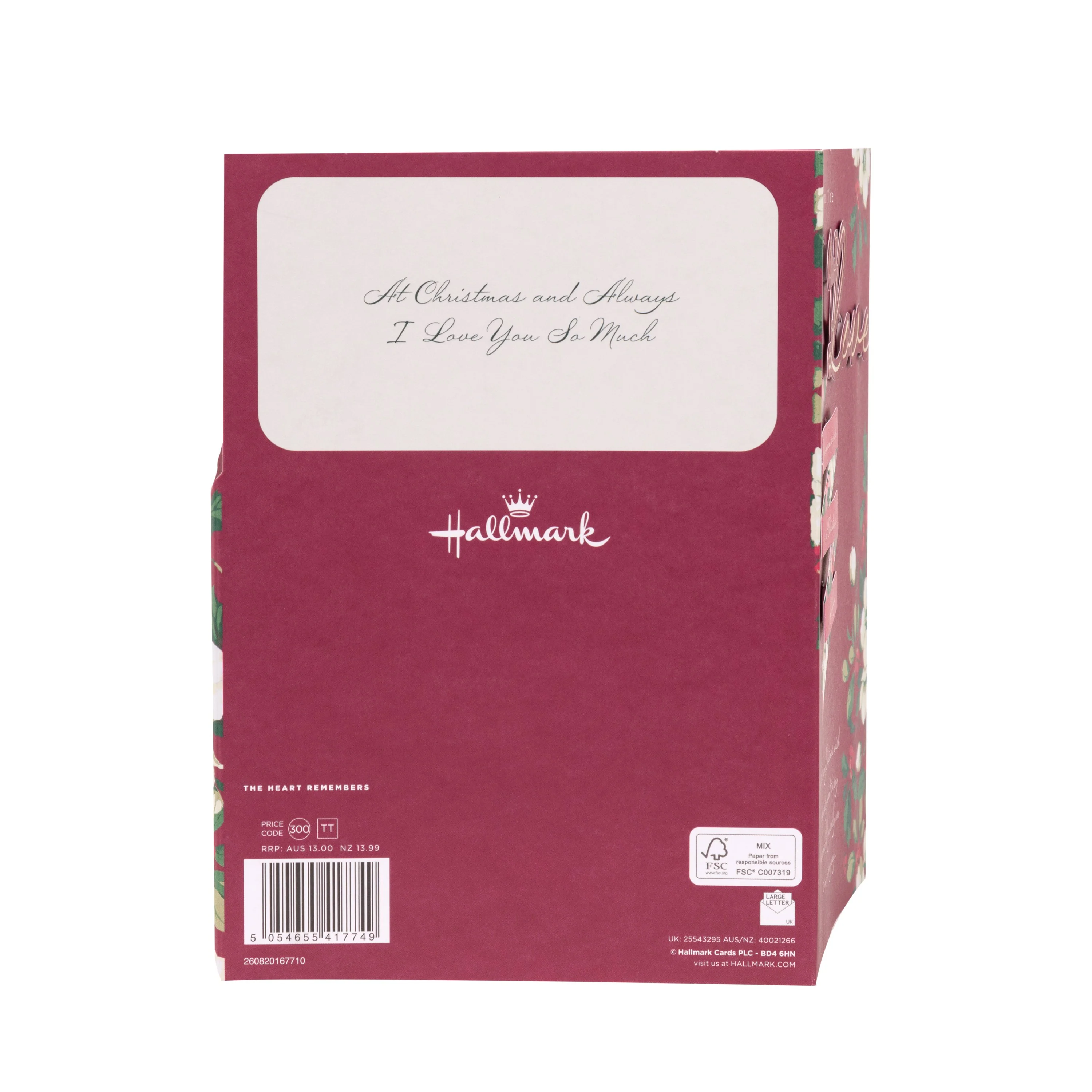 Christmas Card for the One I Love - Pop-Out 3D Design with Heartfelt Message - Image 3