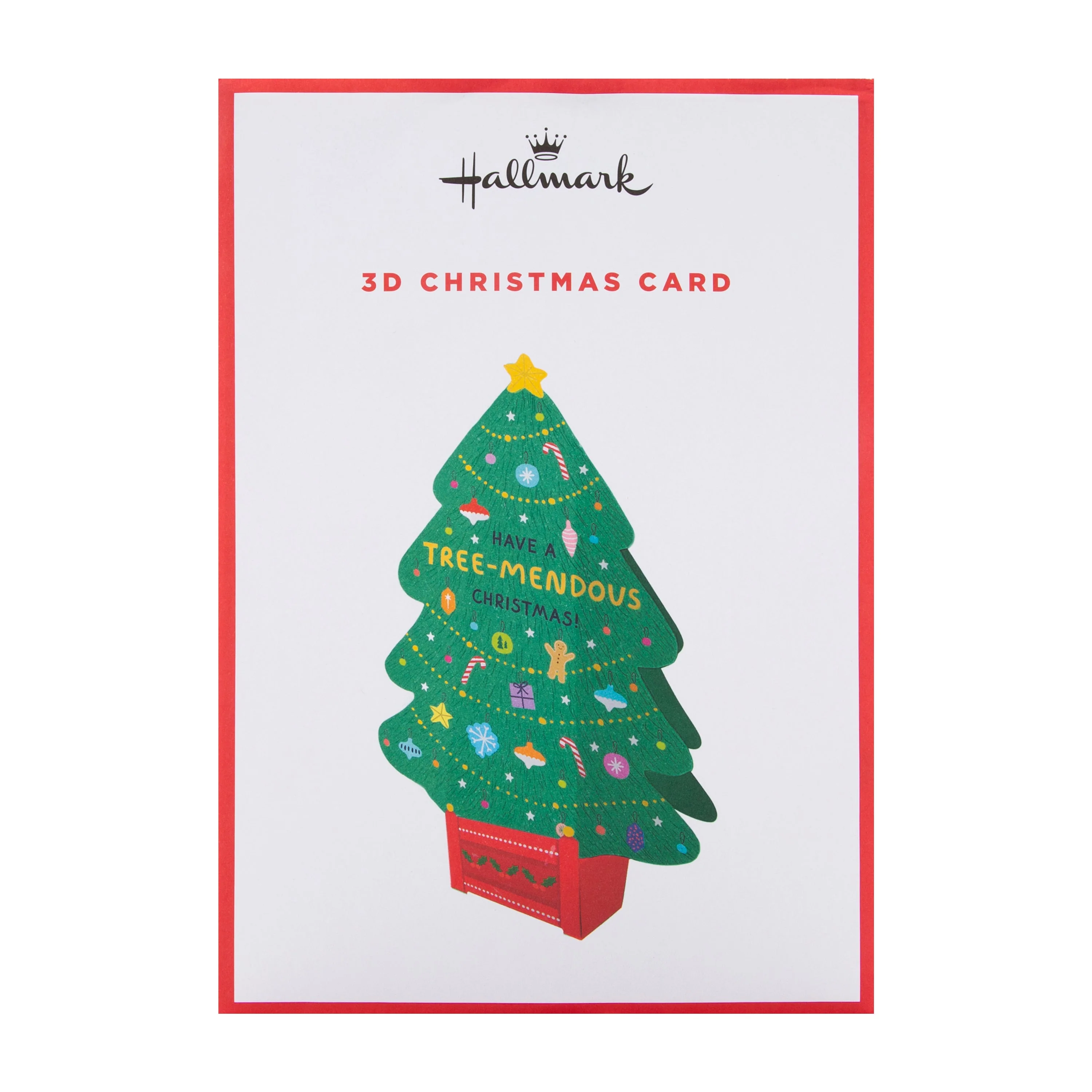 Christmas Card Open - Contemporary 3D Pop Up Tree Design - Image 6