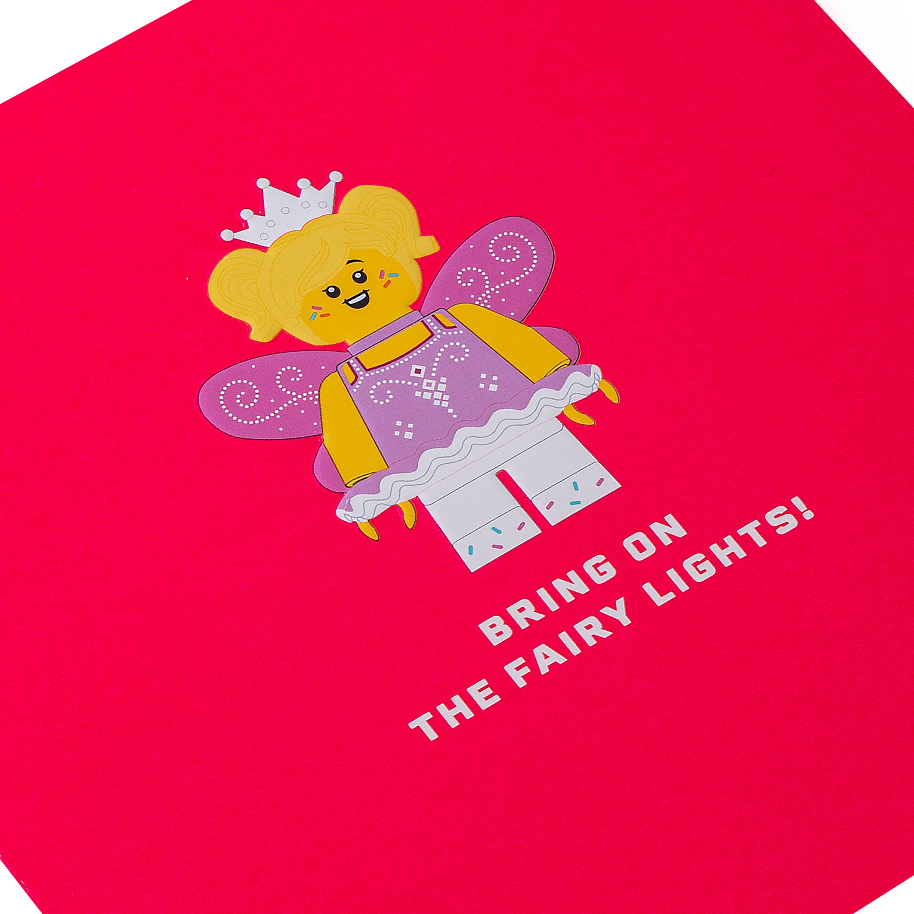 Christmas Card - Pink LEGO® Fairy Design - Image 5