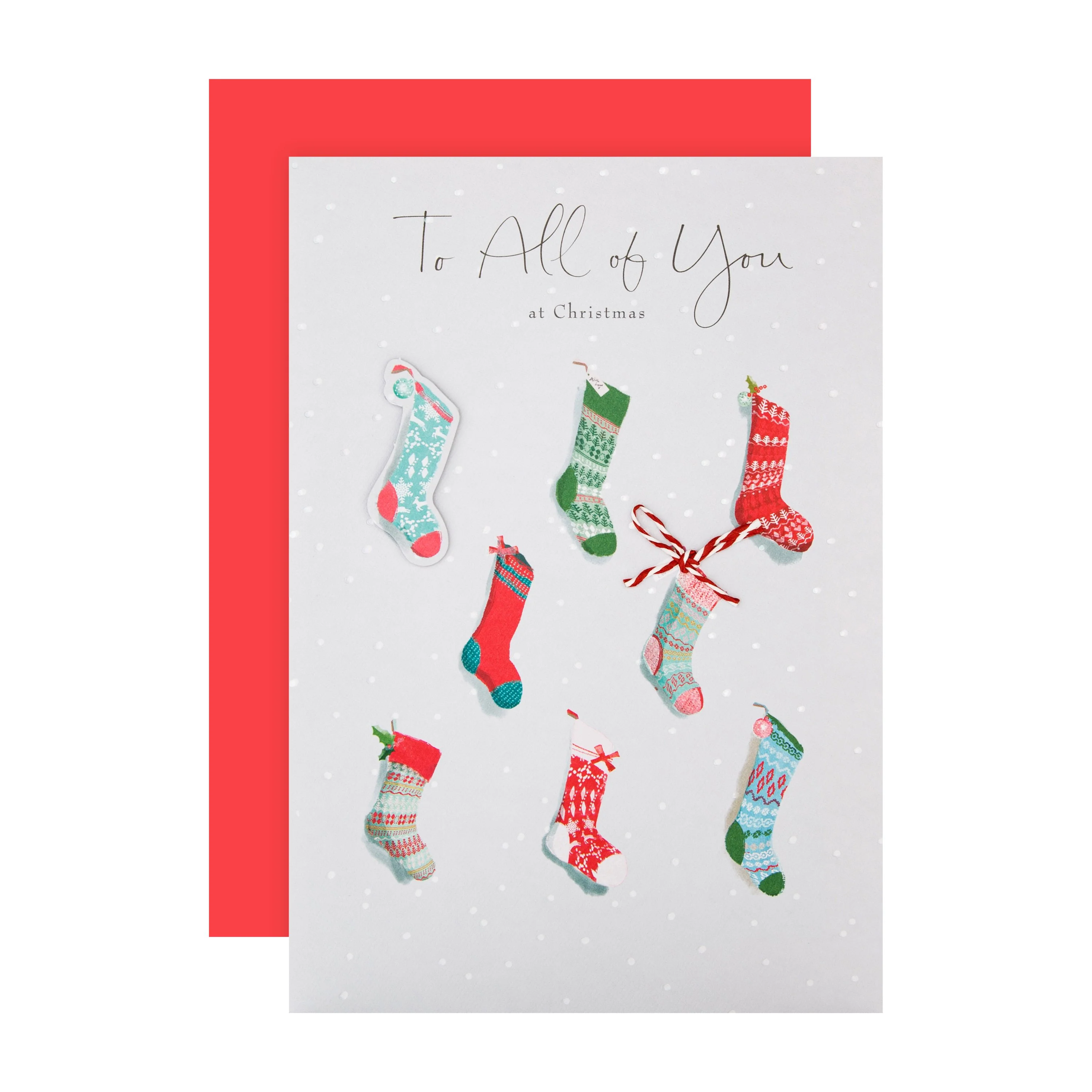 Christmas Card To All - Classic Lucy Cromwell Illustrated Design