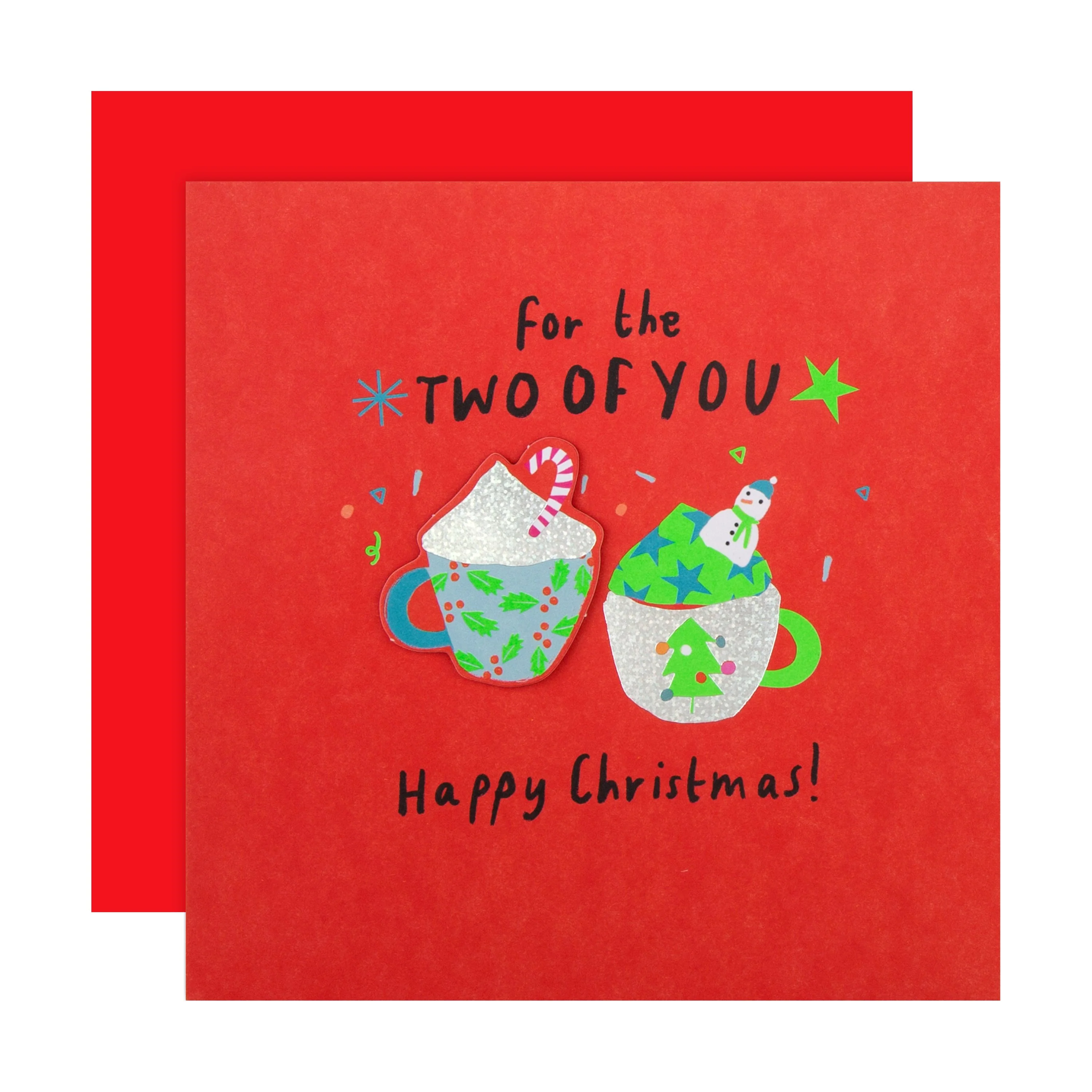 Christmas Card To Both - Cute 3D Effect Design