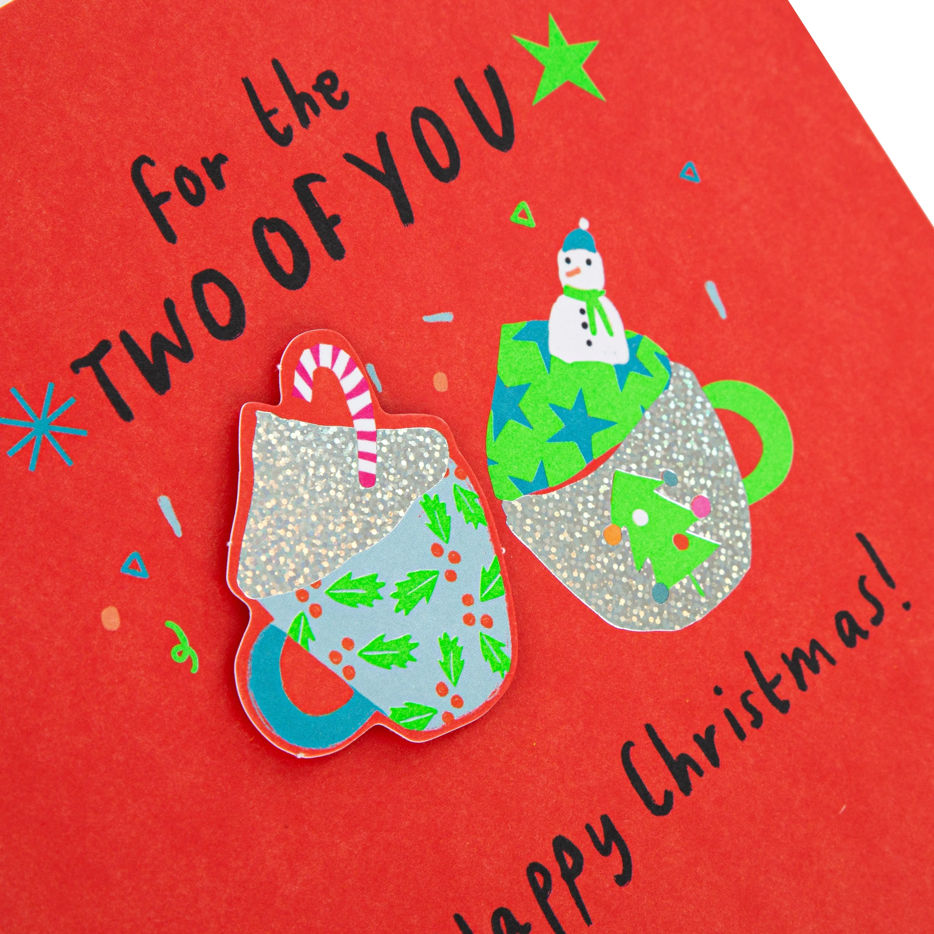 Christmas Card To Both - Cute 3D Effect Design - Image 4