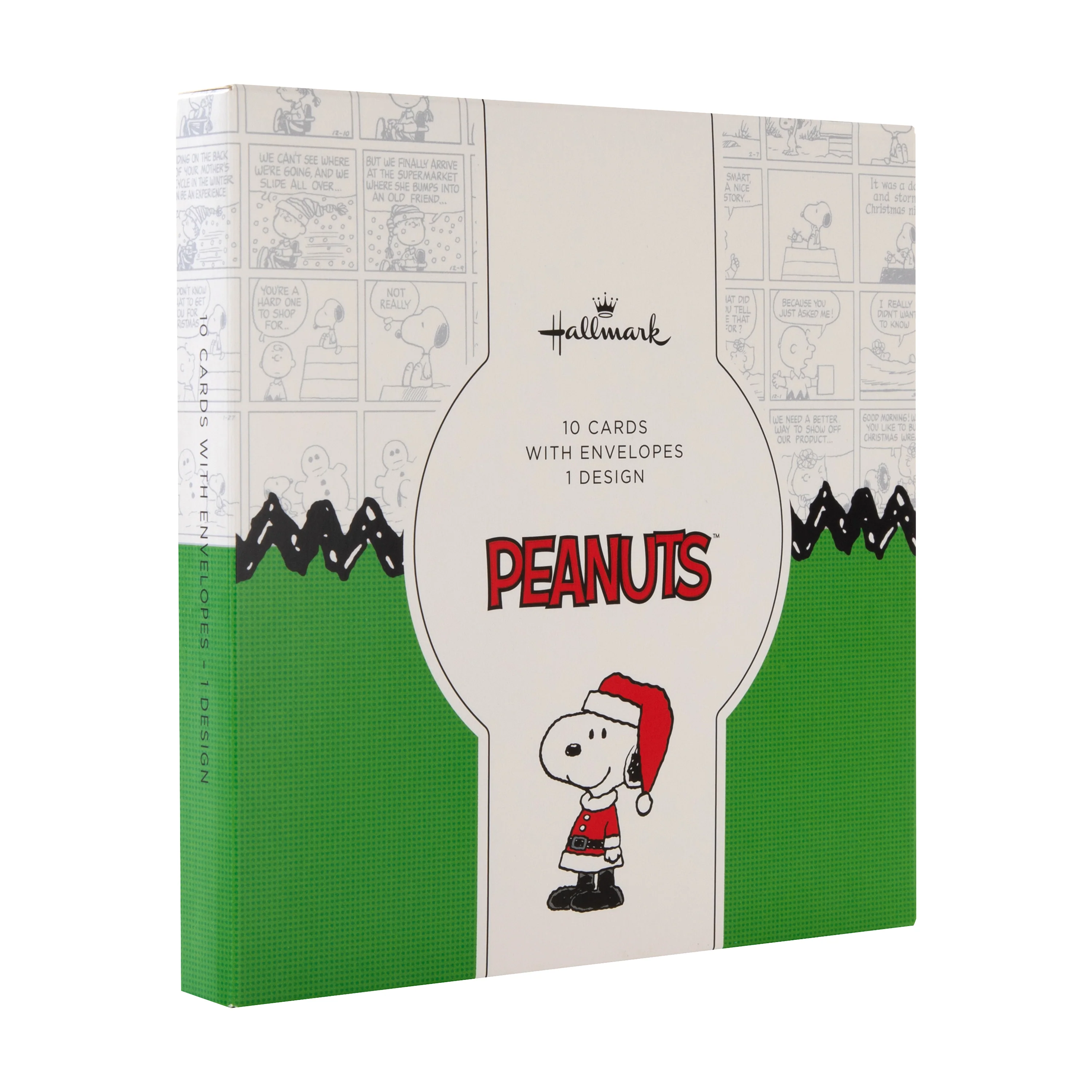 Christmas Cards Multipack - Pack of 10 SNOOPY & WOODSTOCK Design - Image 2