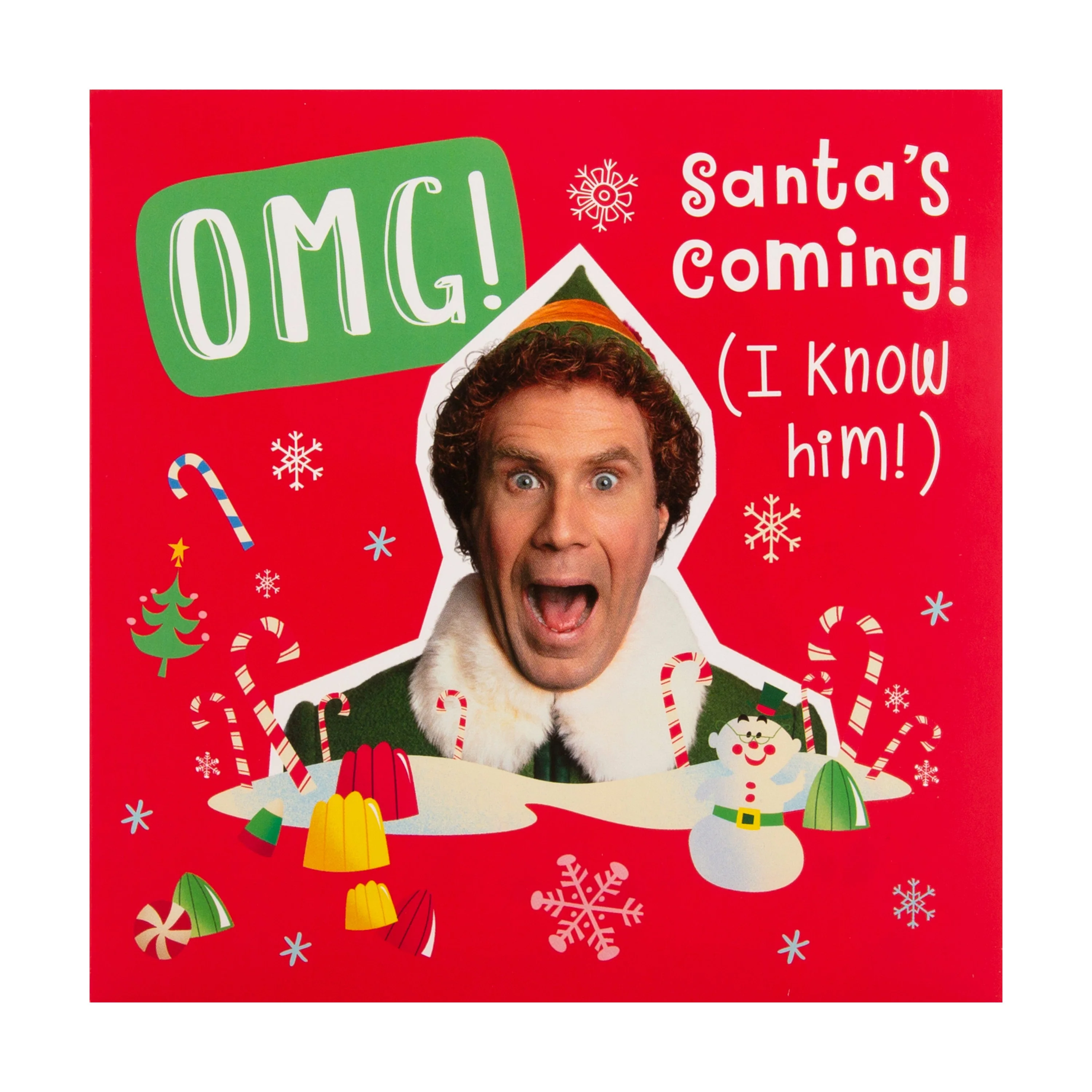 Christmas Cards - Pack of 16 in 2 Warner Bros Buddy the Elf Designs - Image 4