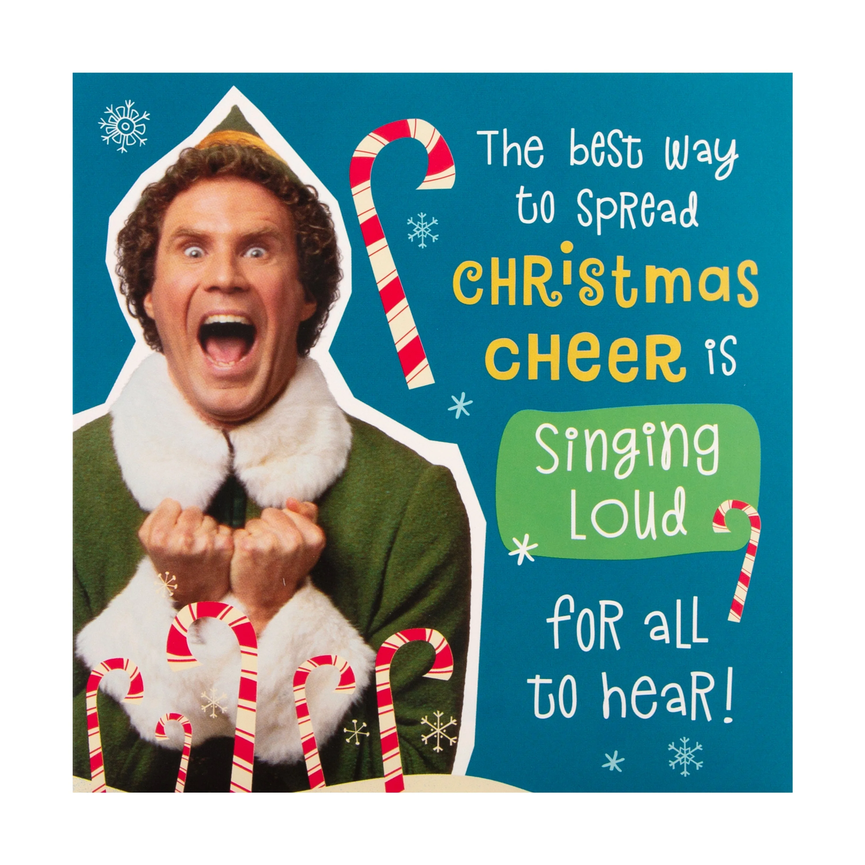Christmas Cards - Pack of 16 in 2 Warner Bros Buddy the Elf Designs - Image 5
