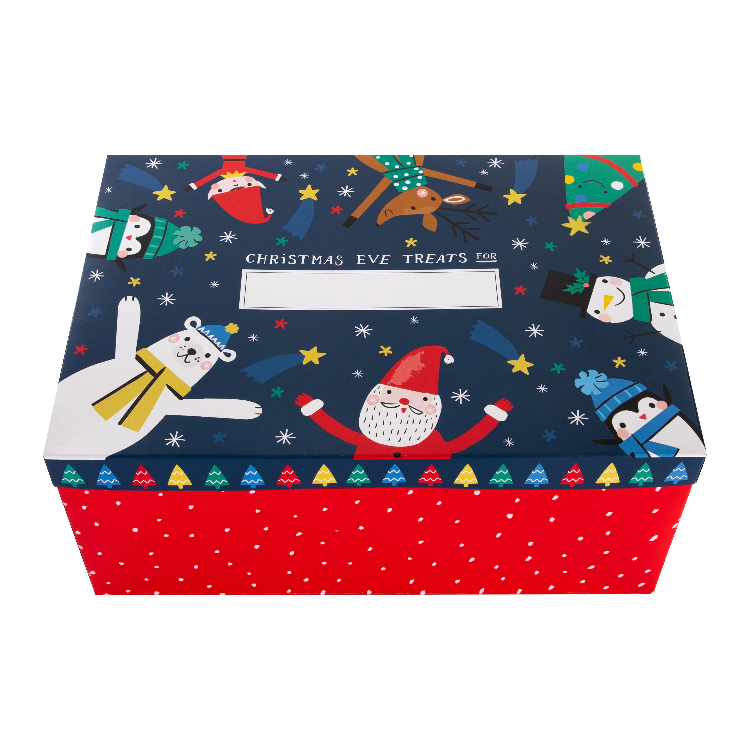 Christmas Eve Box for Kids - Santa & Friends Illustrated Design - Image 3