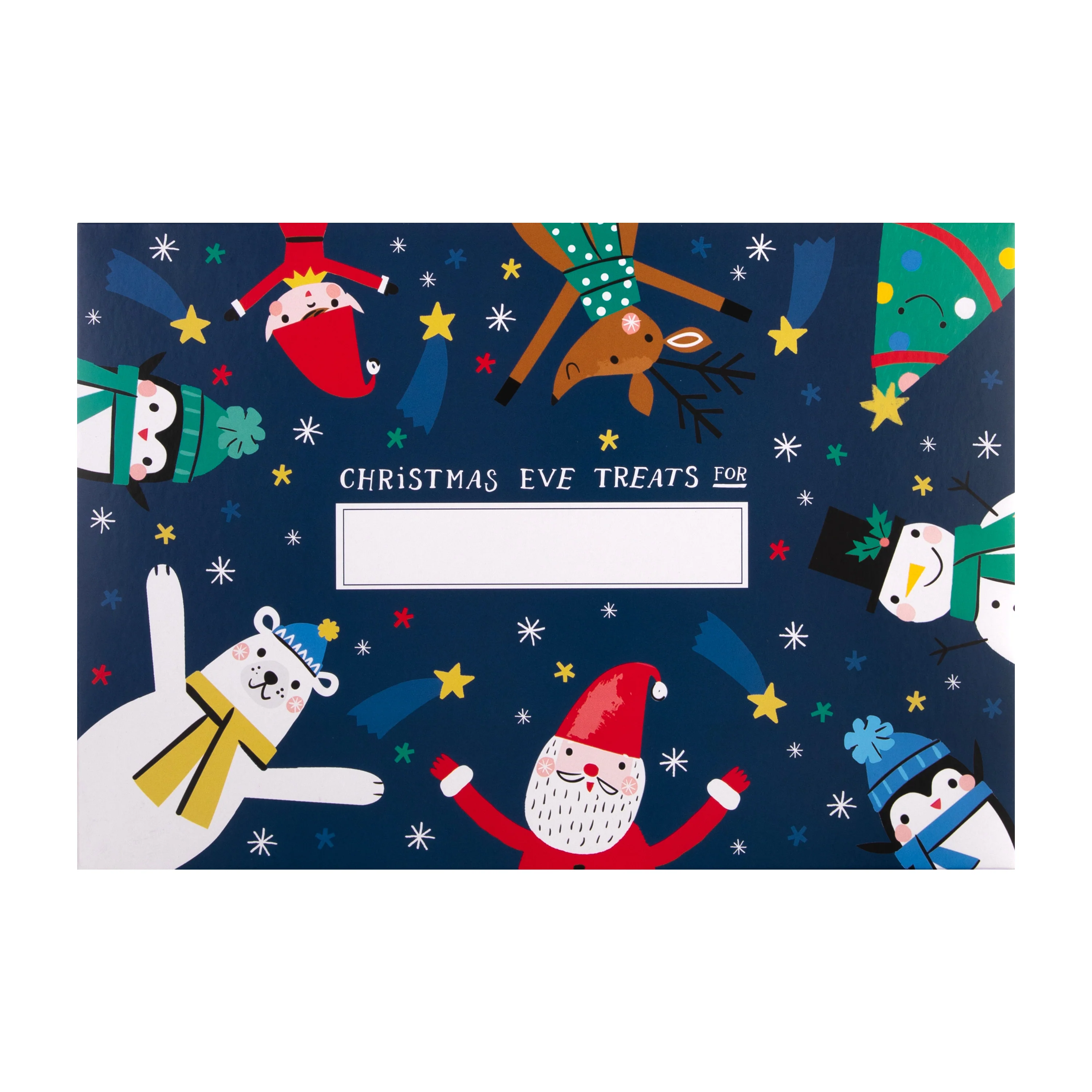 Christmas Eve Box for Kids - Santa & Friends Illustrated Design - Image 4
