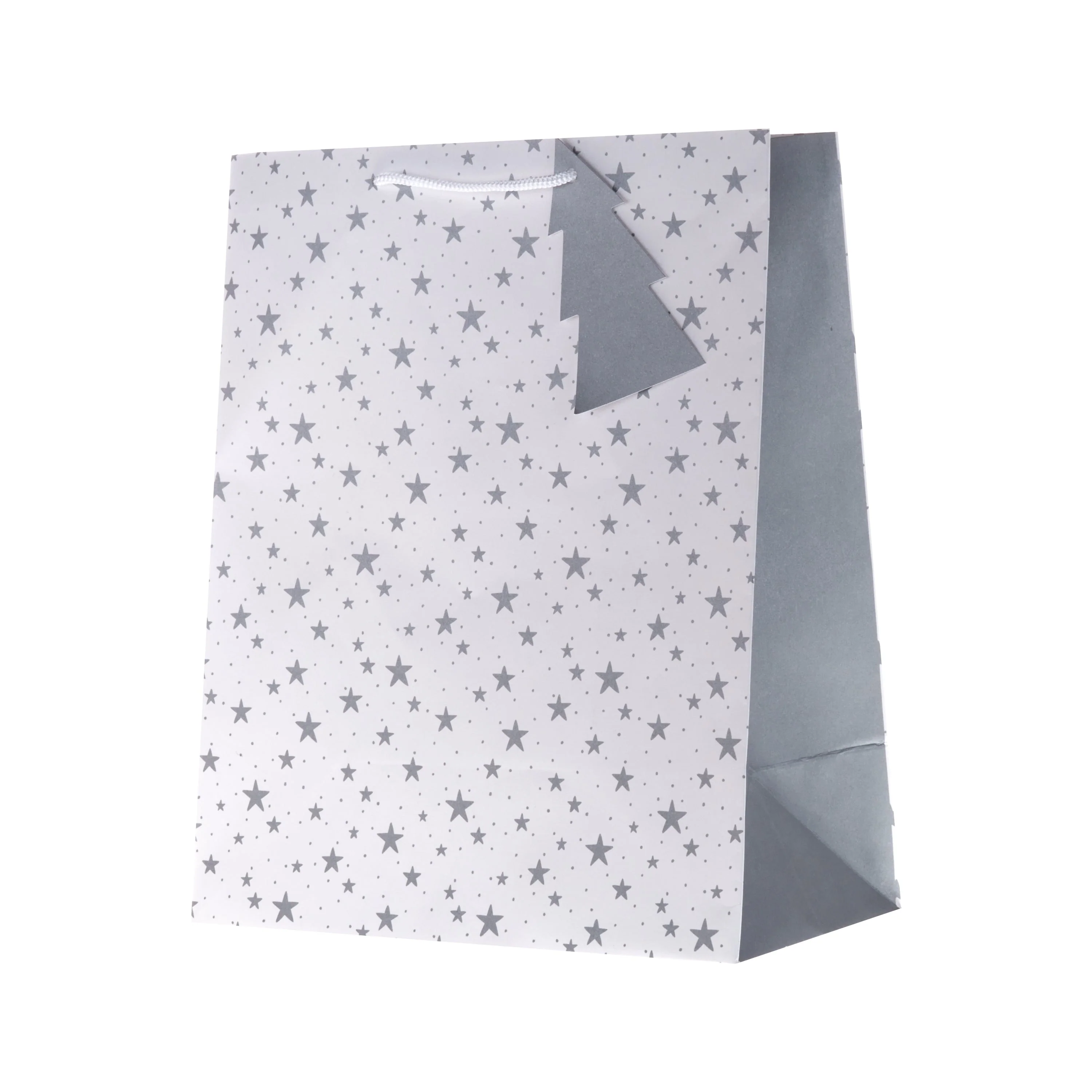 Christmas Gift Bag Bundle - 4 Bags in 4 Festive Designs - White, Gold Silver and Red - Image 4