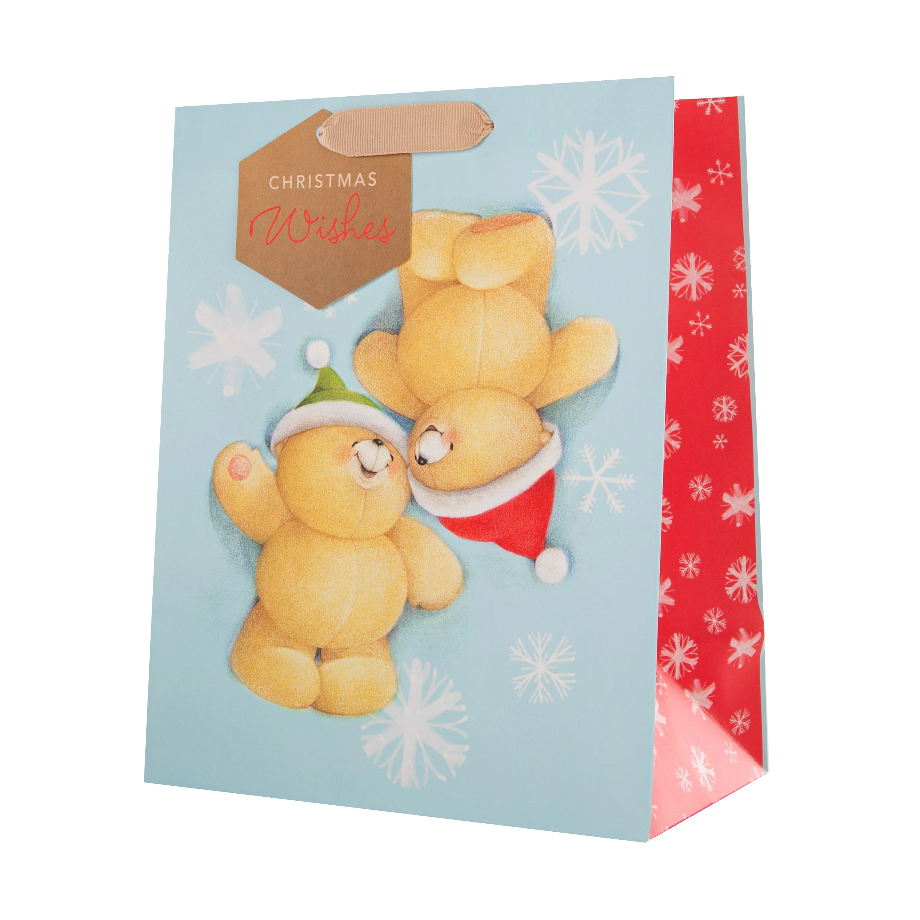 Christmas Gift Bag Pack - 3 Bags in 2 Cute Forever Friends  Designs - Image 4