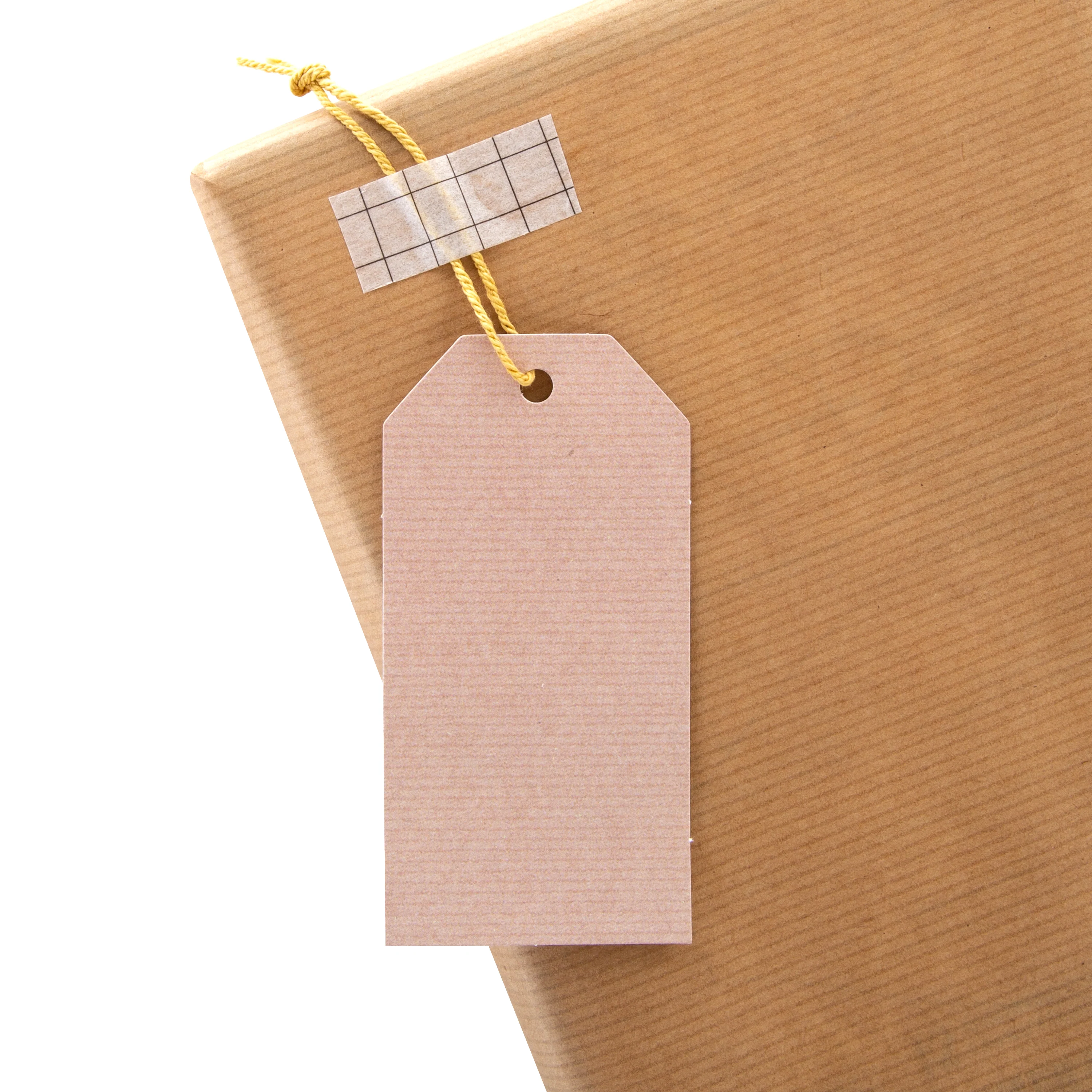 Christmas Gift Tags - Pack of 30 Plain Kraft Design - Image 3