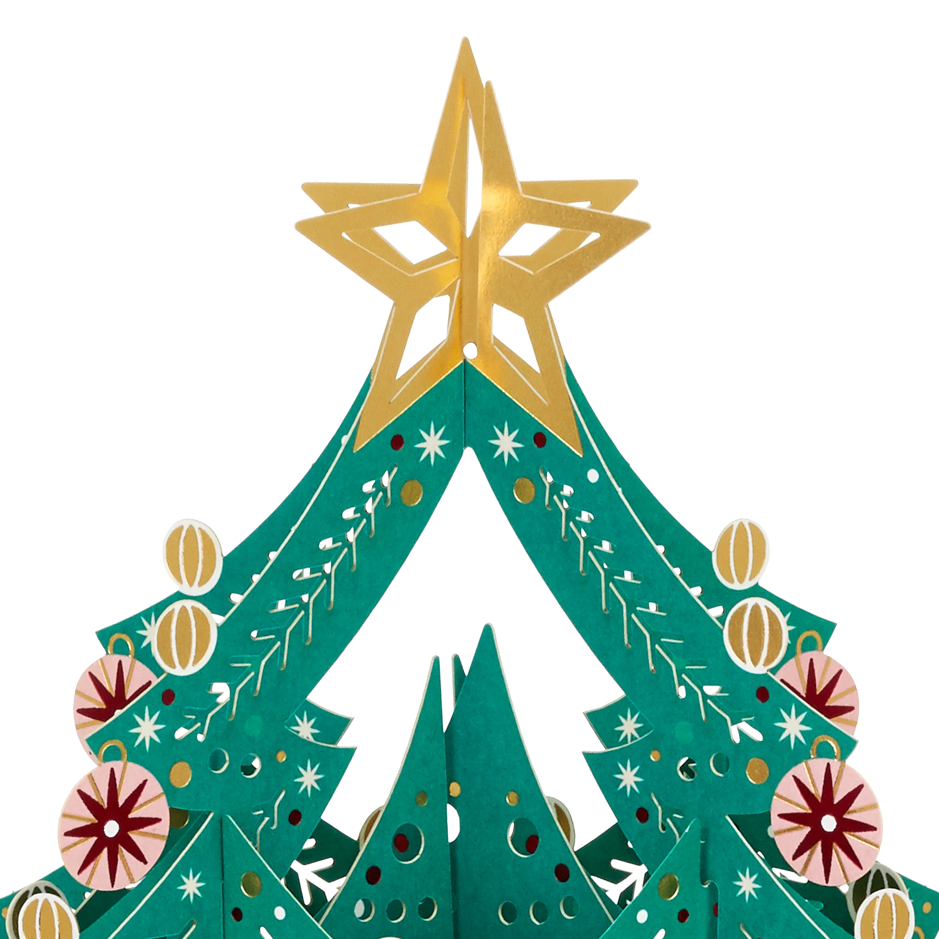 Christmas Paper Wonder Card - 3D & Pop Up Christmas Tree & Gifts Design - Image 3