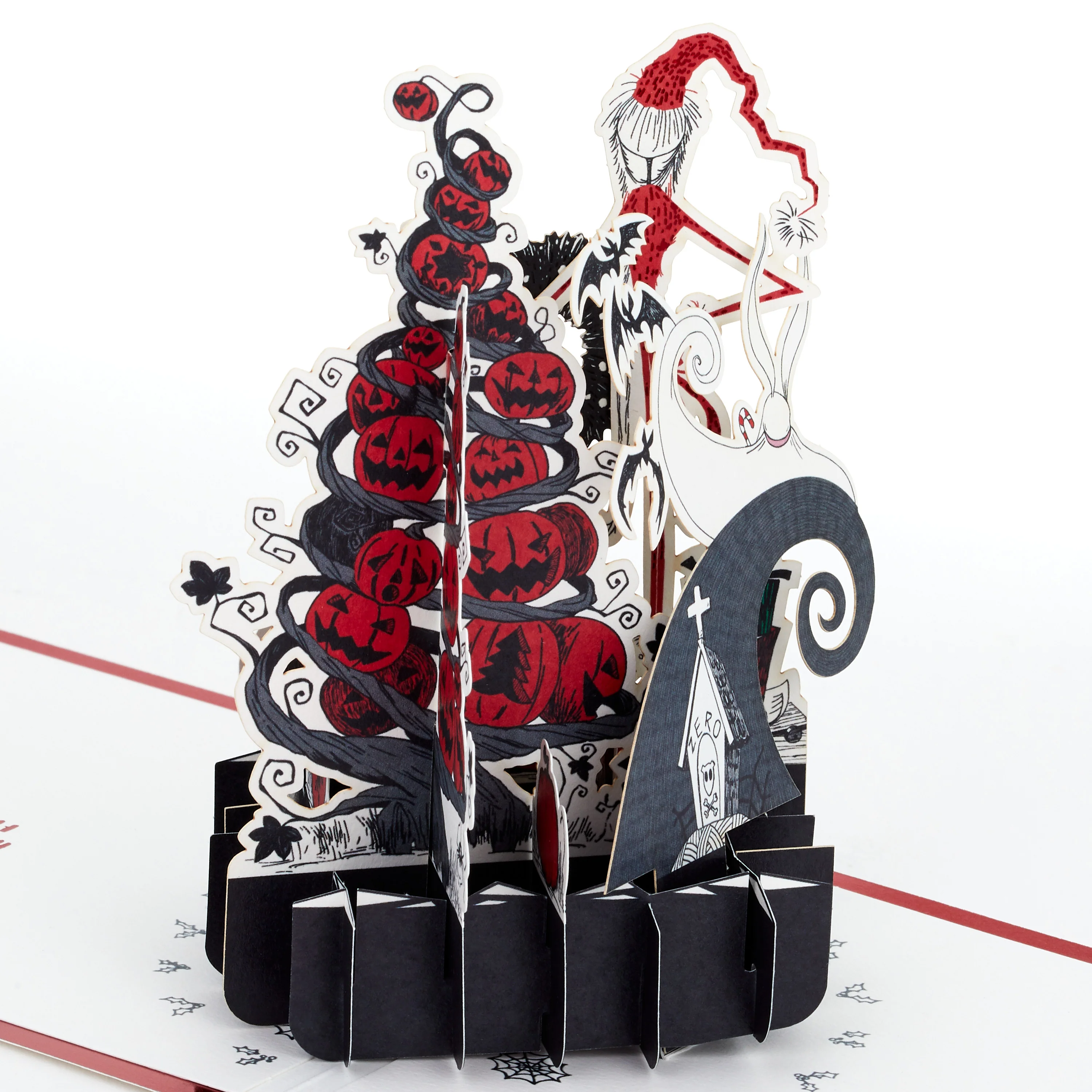 Christmas Paper Wonder Card - 3D Disney The Nightmare Before Christmas Design - Image 3
