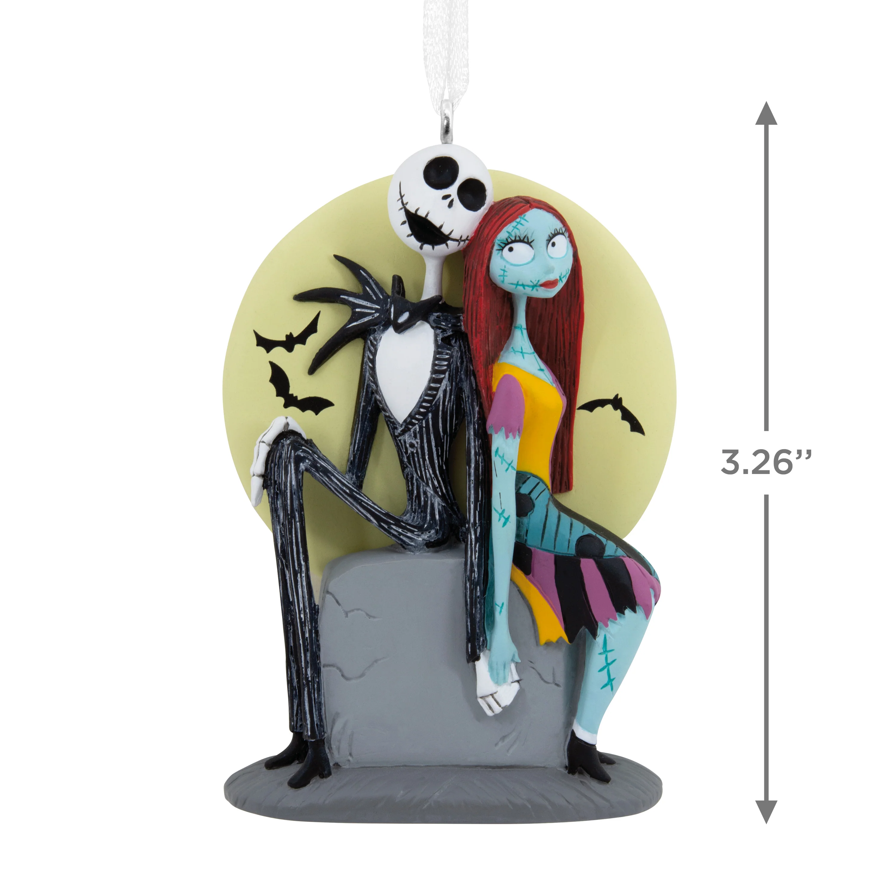 Collectable Disney The Nightmare Before Christmas - Jack Skellington & Sally Ornament - Image 3