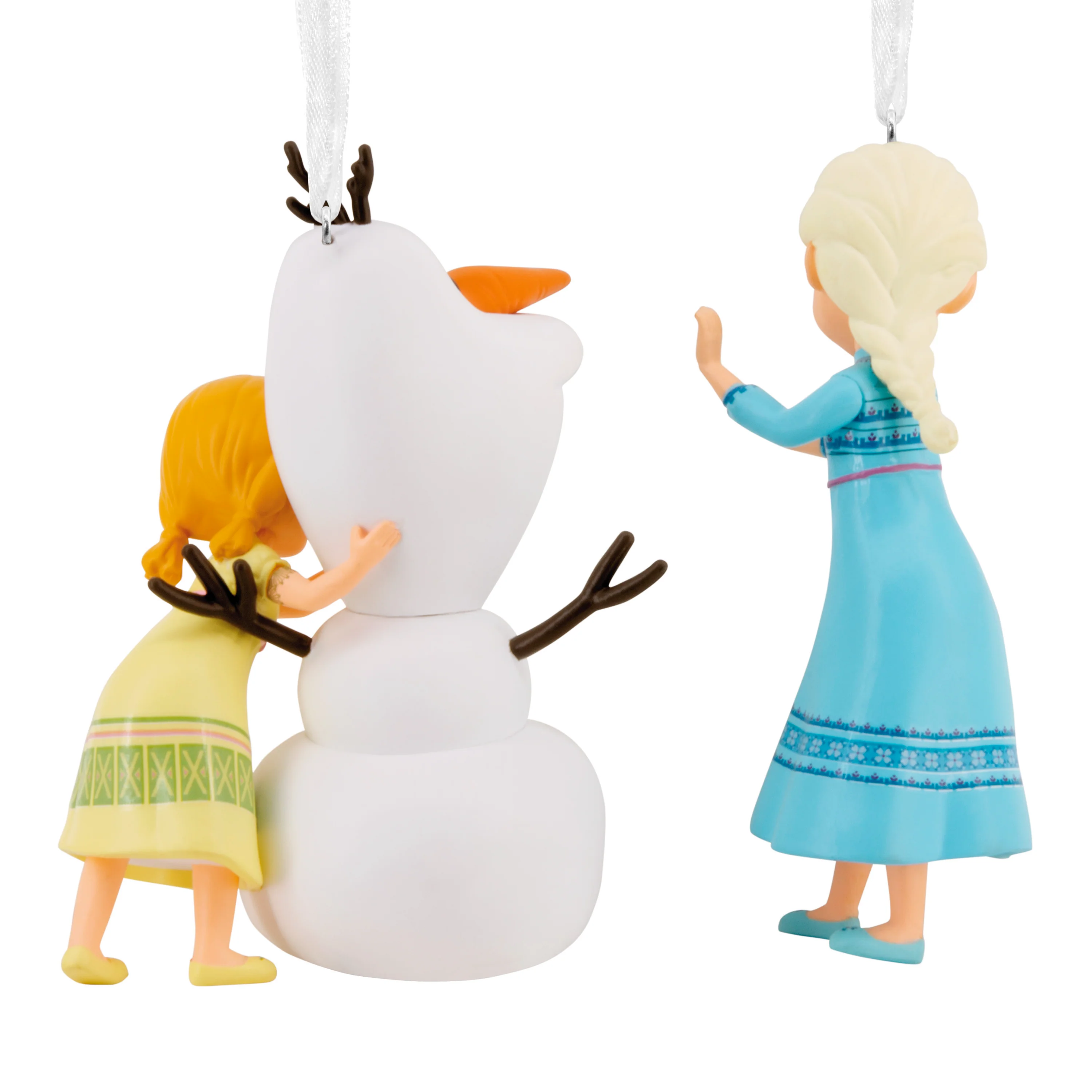 Collectable Frozen Storied Moments Ornament - Set of 2 Elsa, Anna & Olaf Designs - Image 3