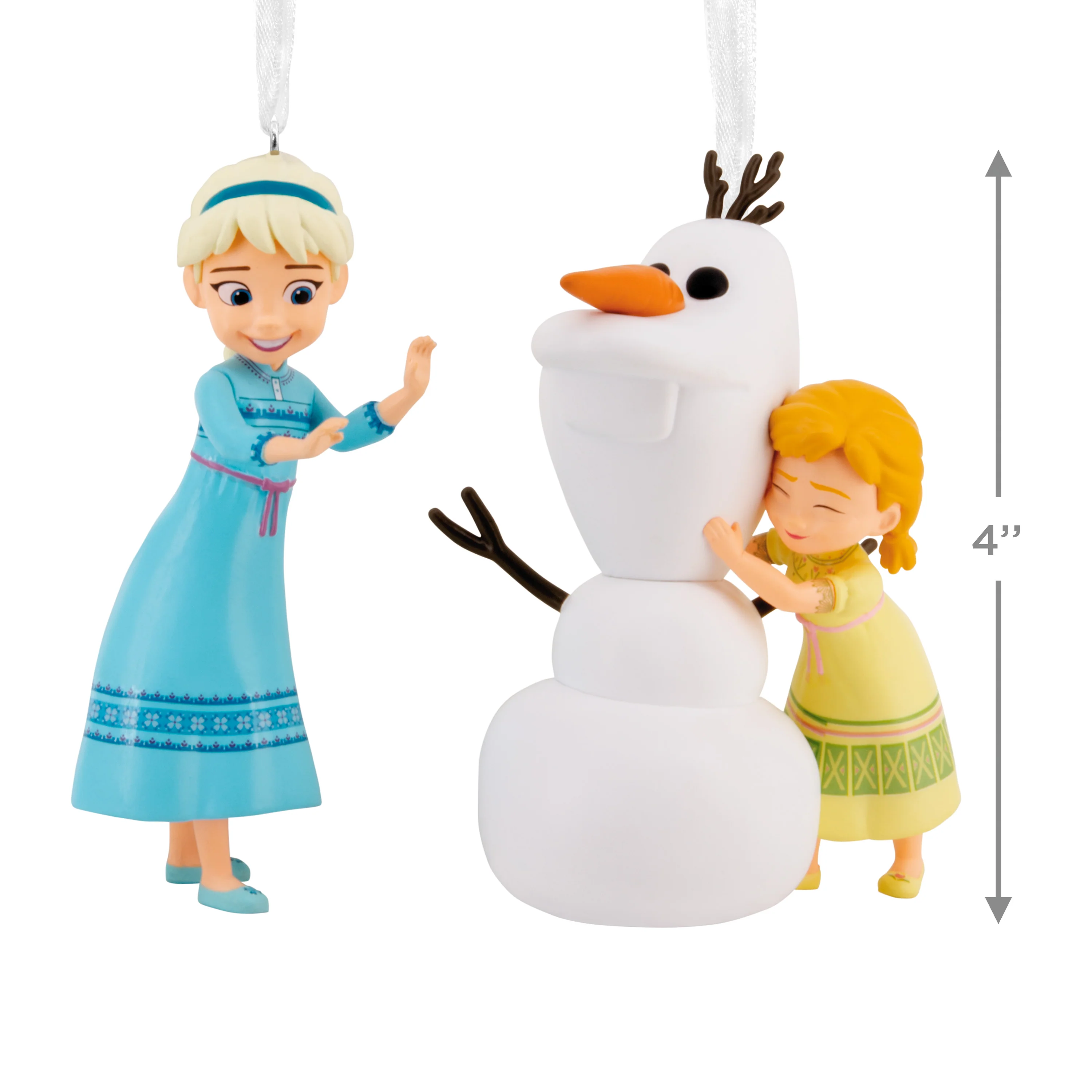 Collectable Frozen Storied Moments Ornament - Set of 2 Elsa, Anna & Olaf Designs - Image 5