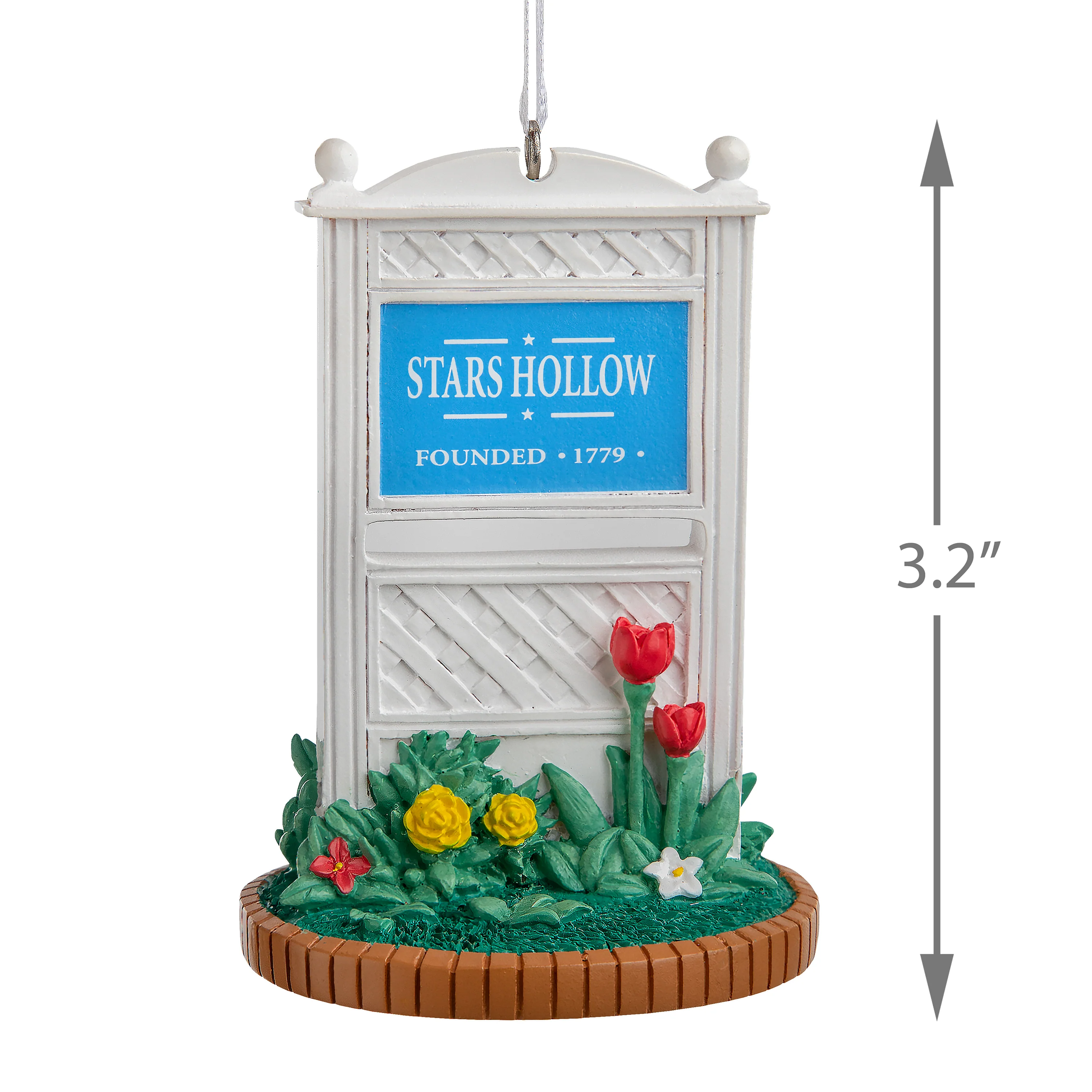 Collectable Gilmore Girls Ornament - Stars Hollow Town Sign Design - Image 4