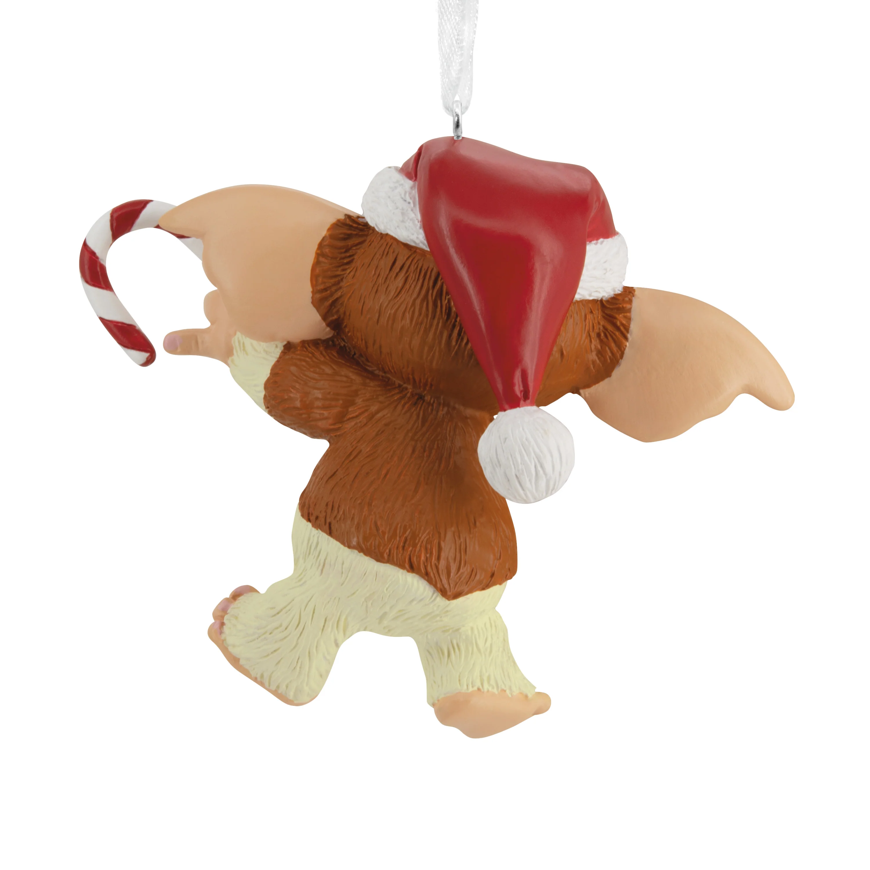 Collectable Gremlins Christmas - Gizmo the Mogwai with Candy Cane Ornament - Image 2