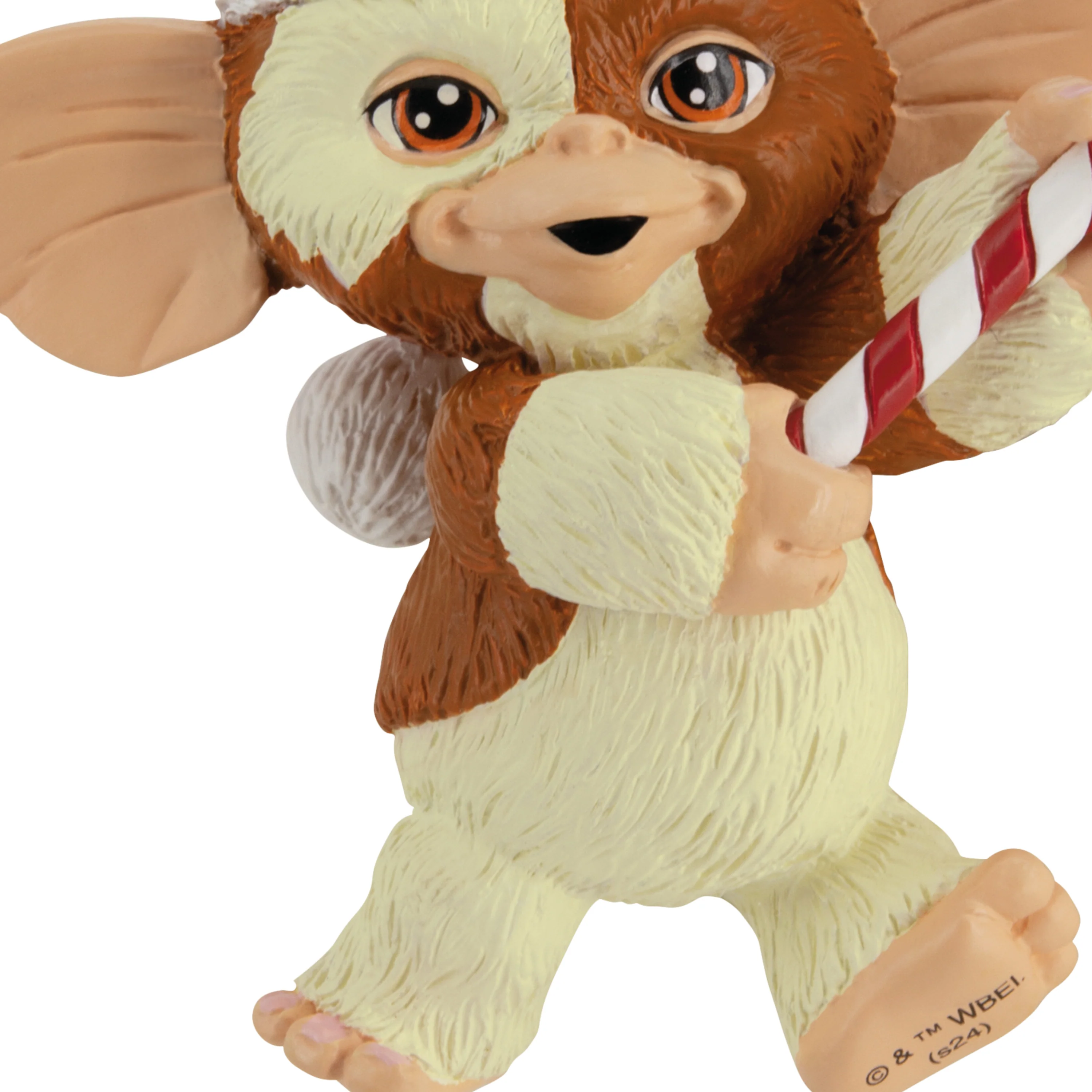 Collectable Gremlins Christmas - Gizmo the Mogwai with Candy Cane Ornament - Image 3