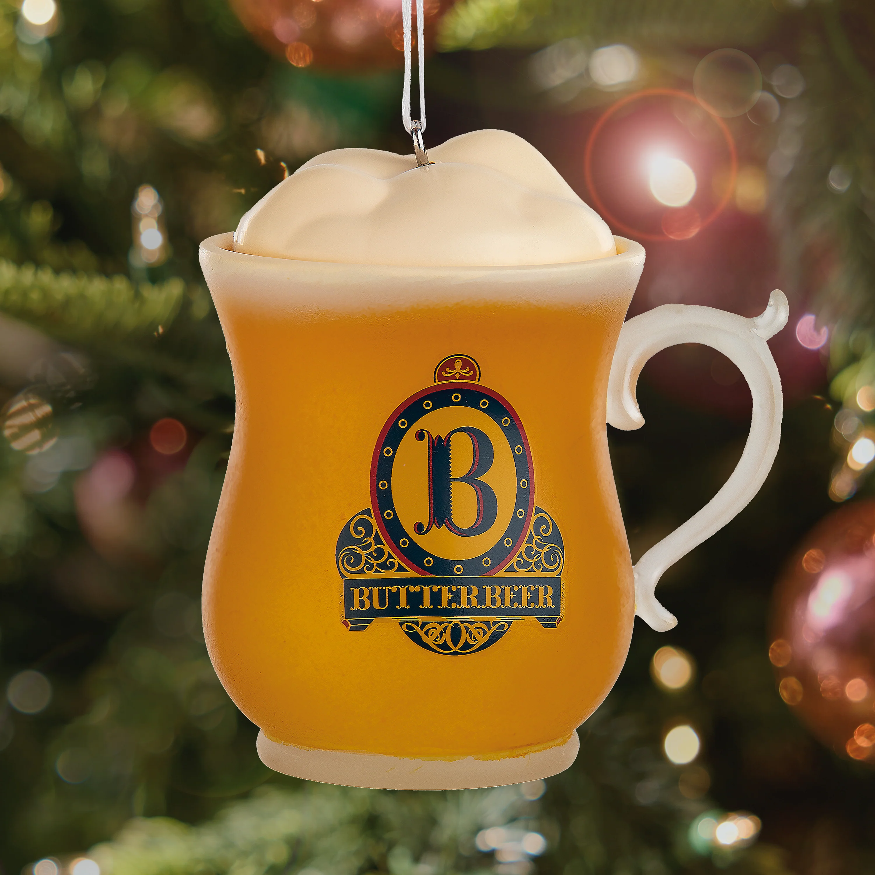 Collectable Harry Potter™ Ornament - Butterbeer & Tankard Design - Image 5