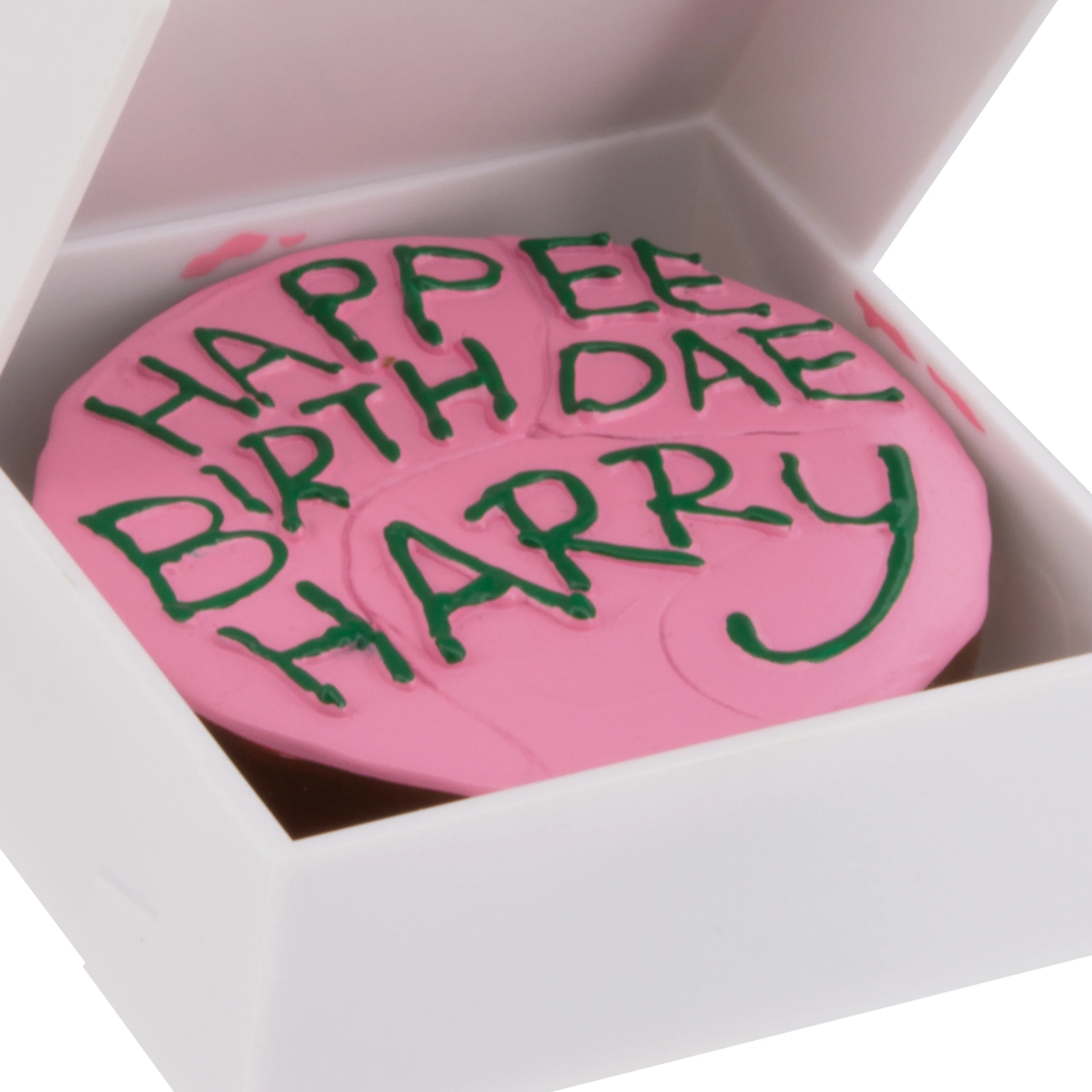 Collectable Harry Potter™ - Harry's Pink 11th Birthday Cake Ornament - Image 3