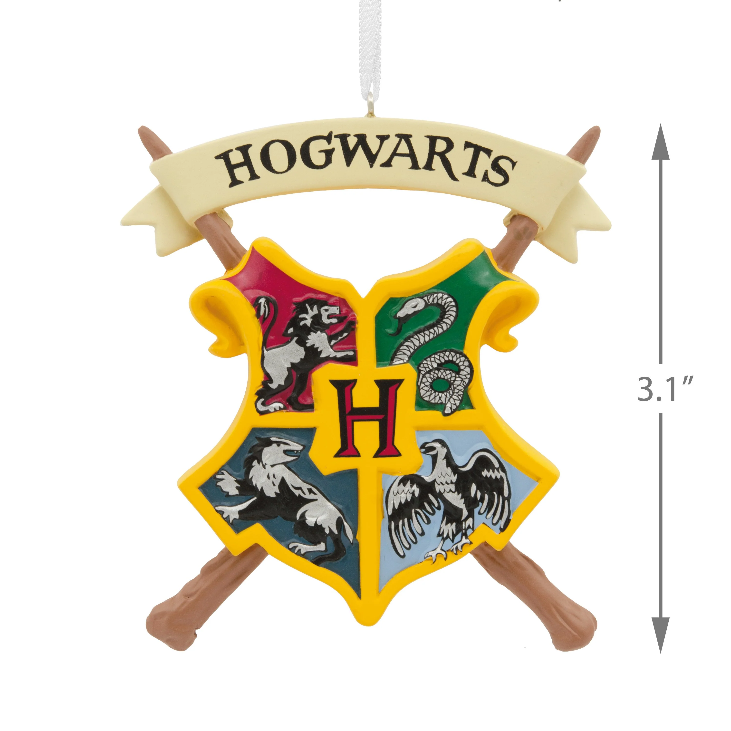 Collectable Harry Potter™- Hogwarts Crest Ornament - Image 3
