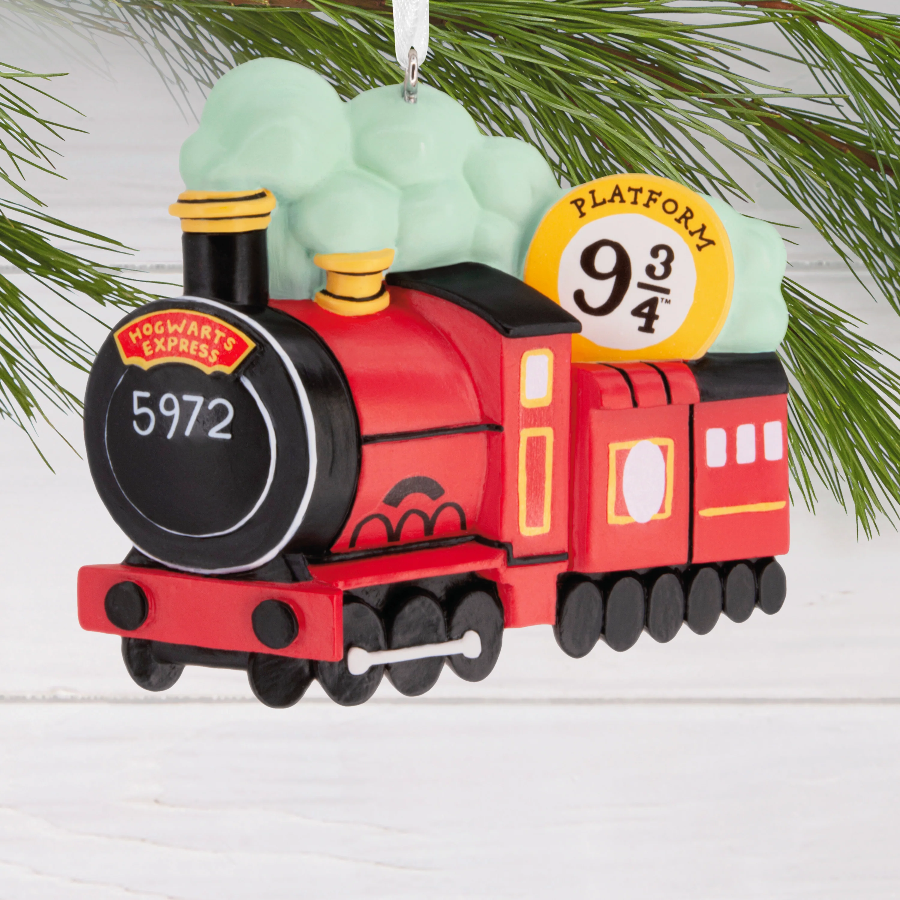 Collectable Harry Potter™ Ornament - Hogwarts Express & 9 3/4 Sign Design - Image 5